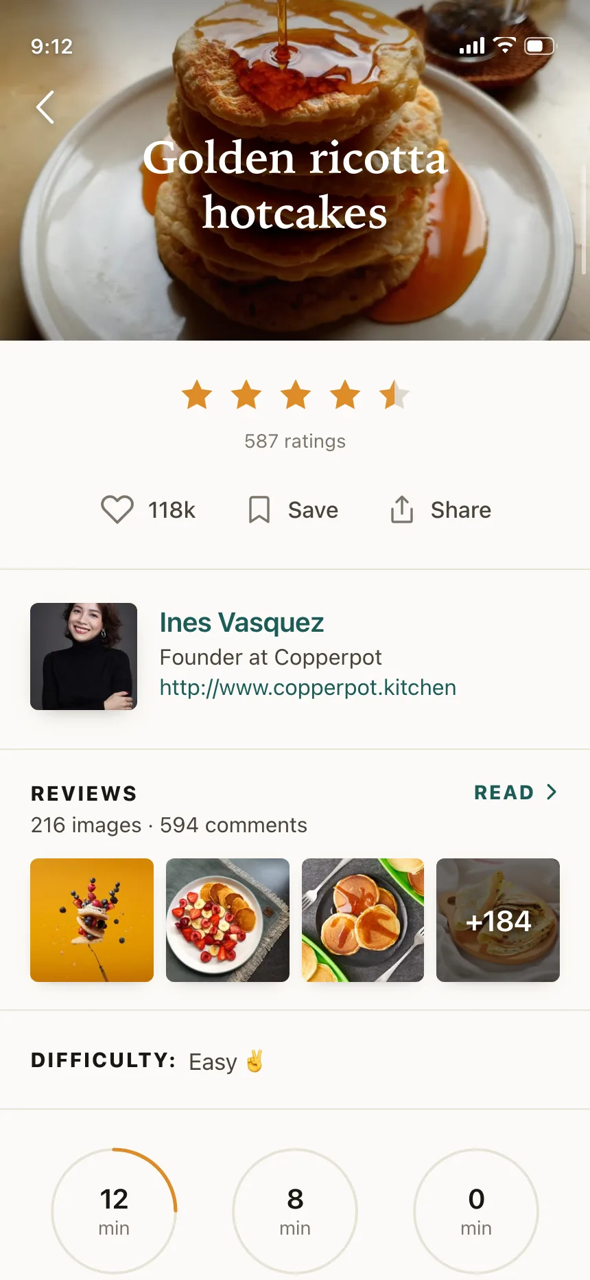 Recipe detail