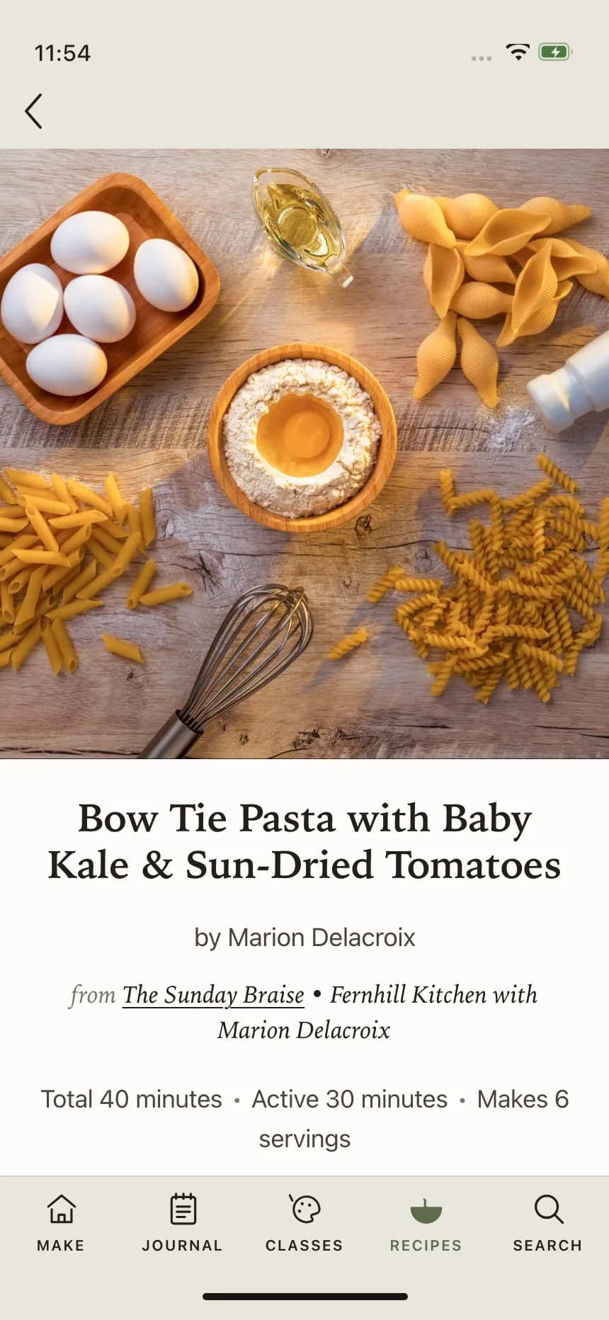 Recipe detail