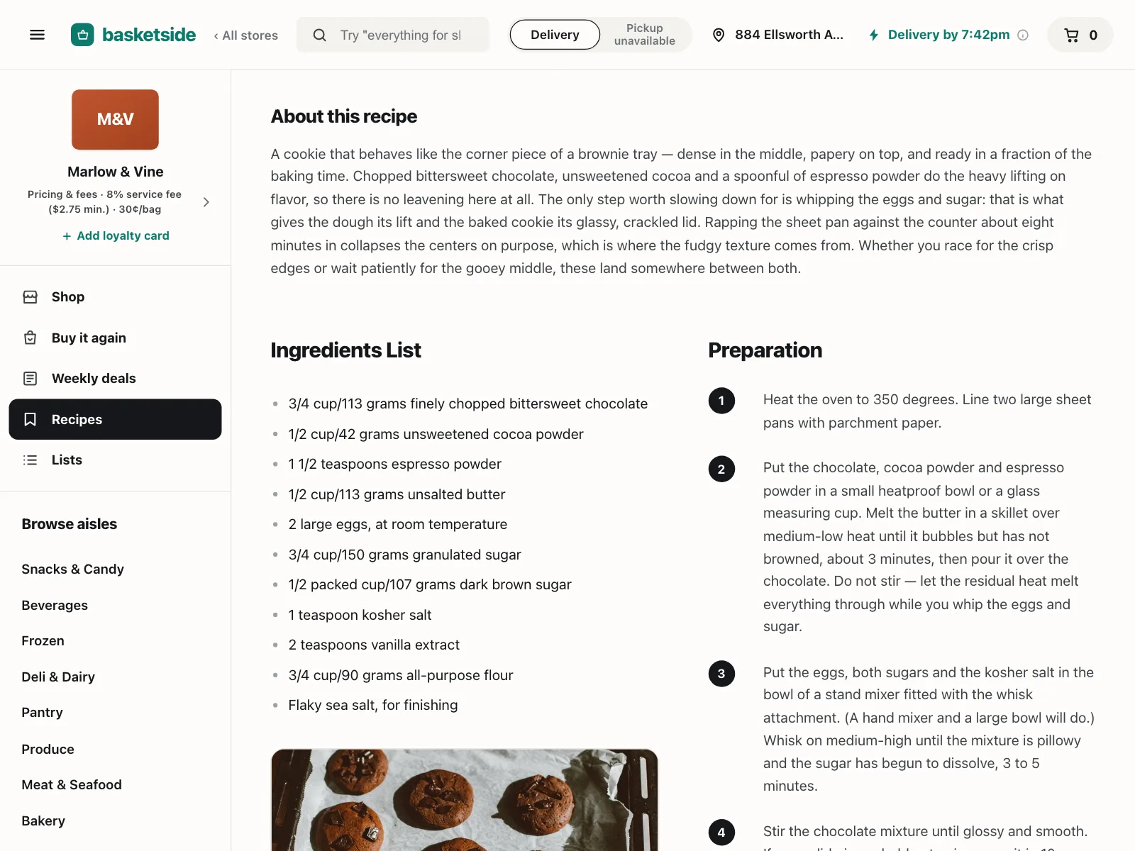 Recipe detail