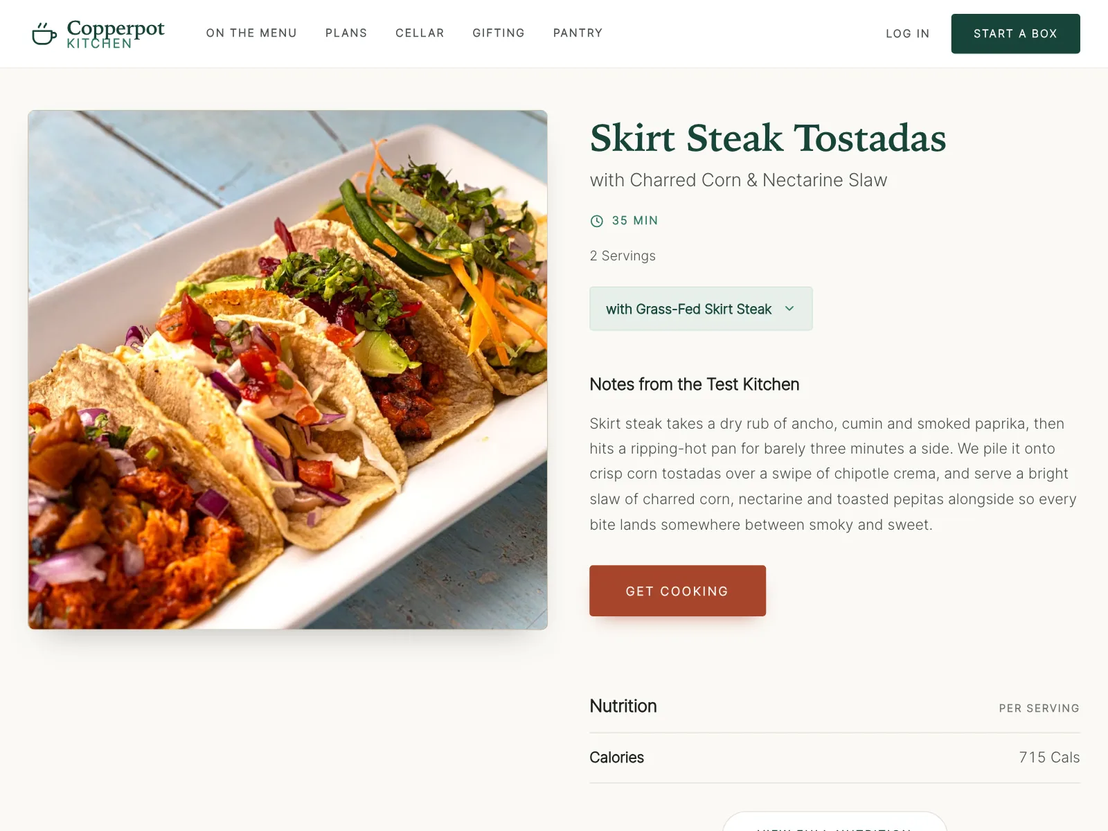Recipe detail
