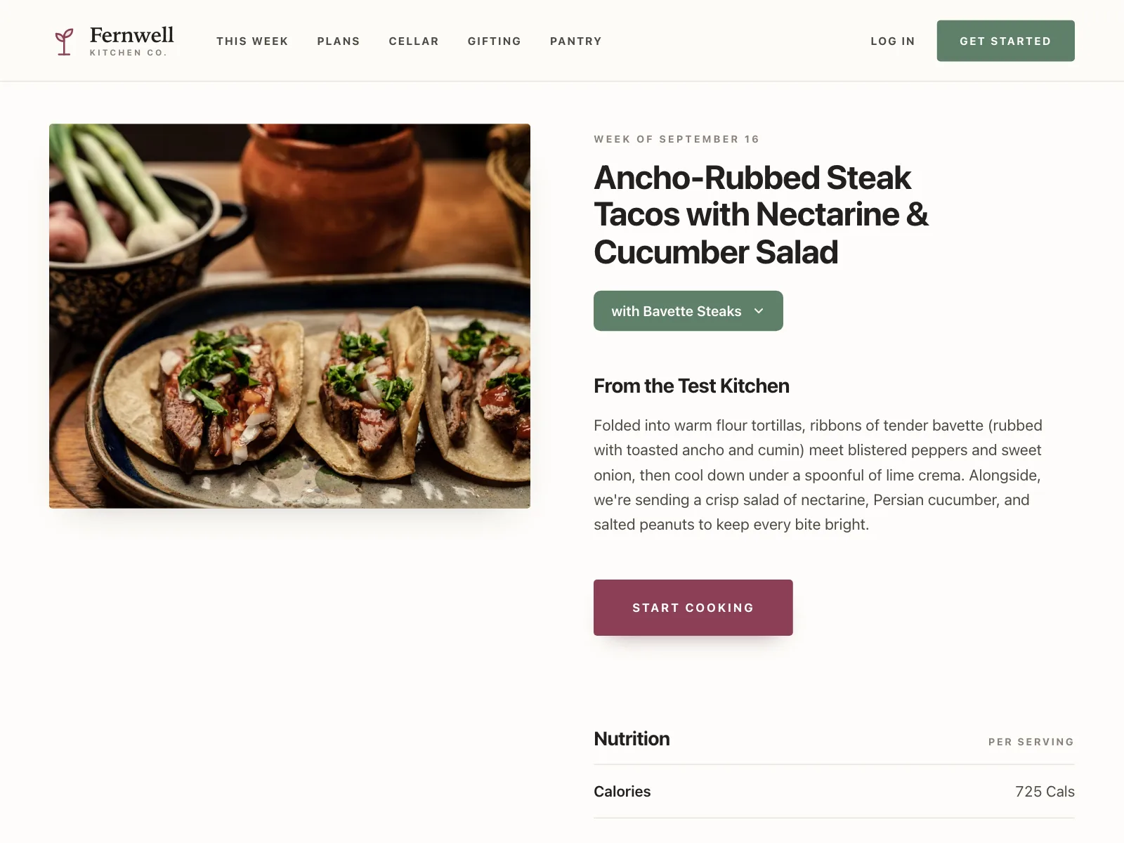 Recipe detail