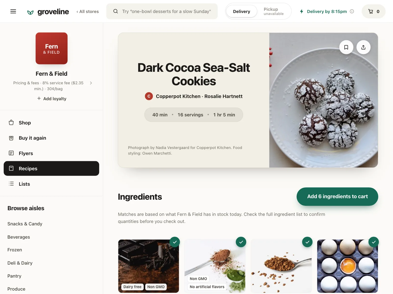 Recipe detail
