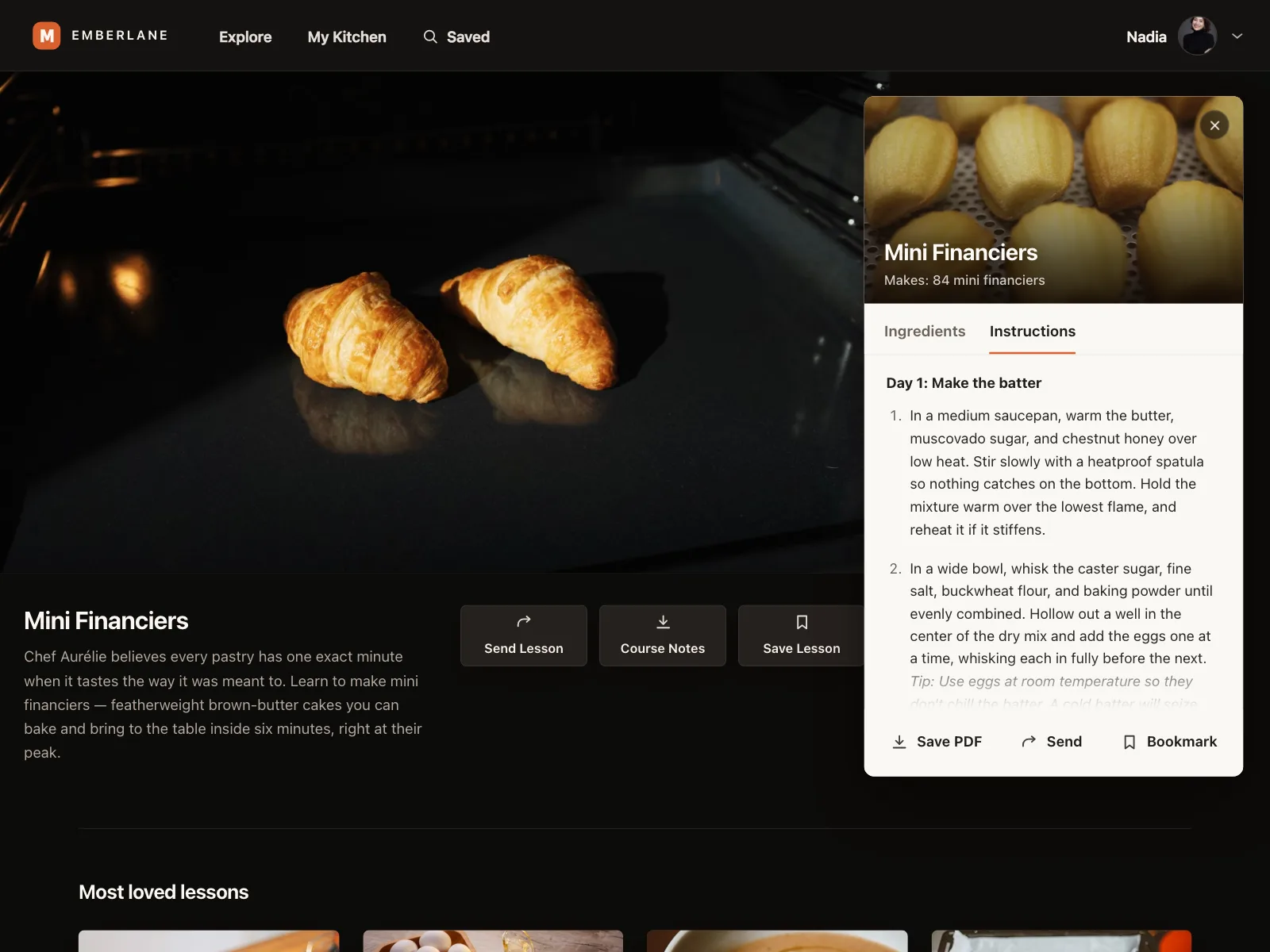 Recipe detail