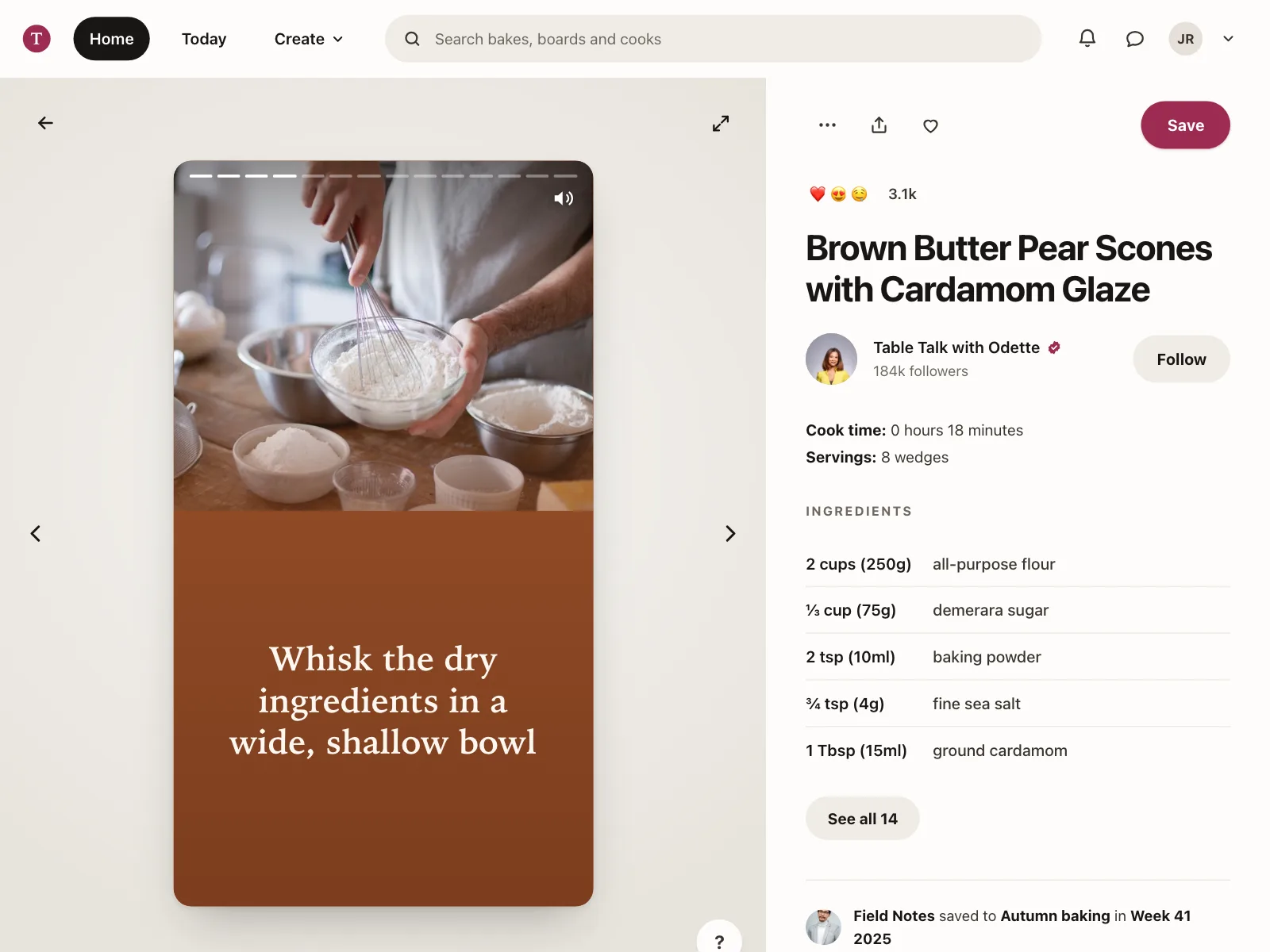 Recipe detail
