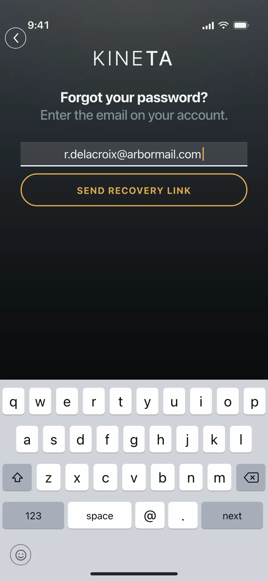 Reset password