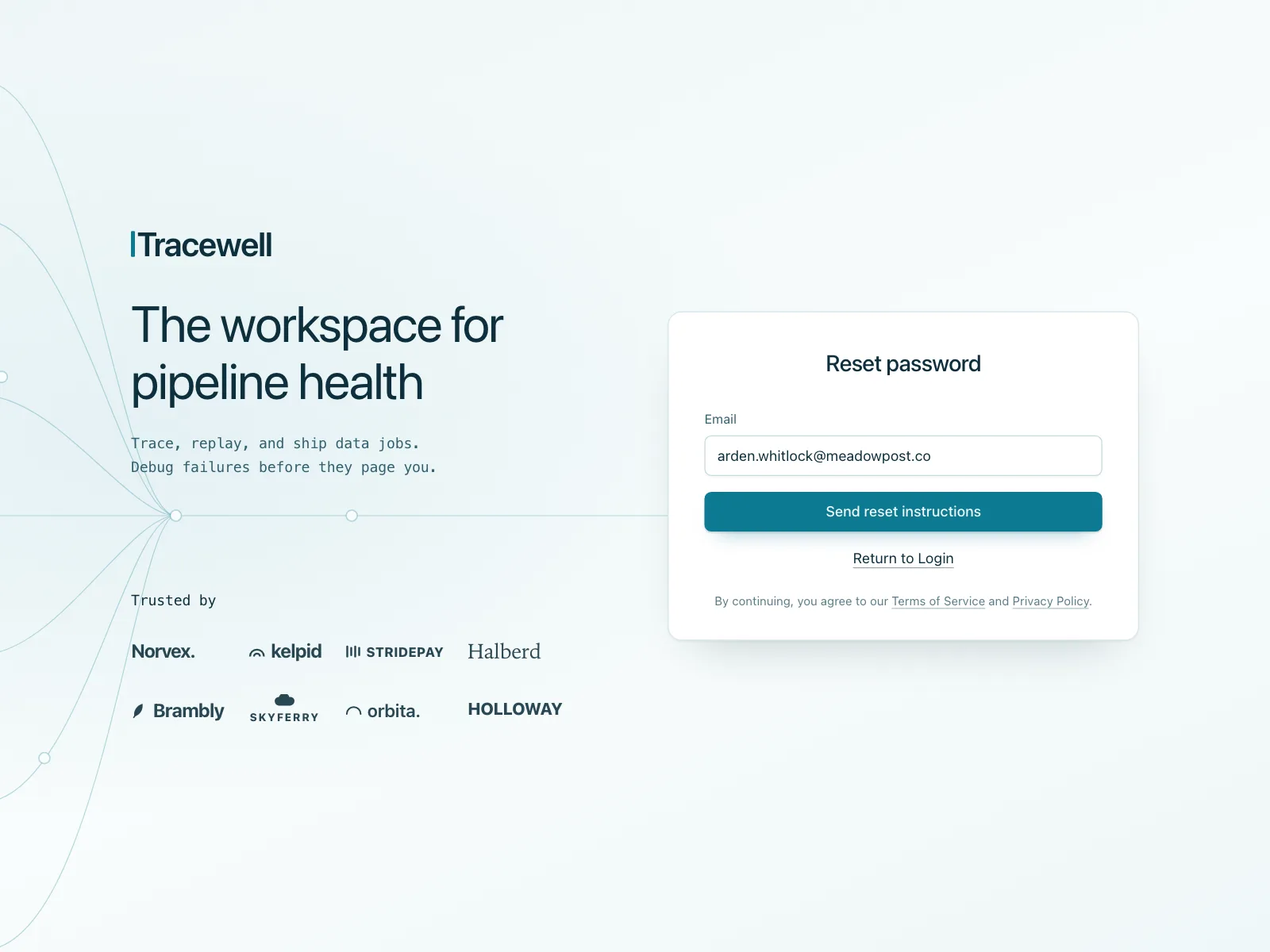 Reset password