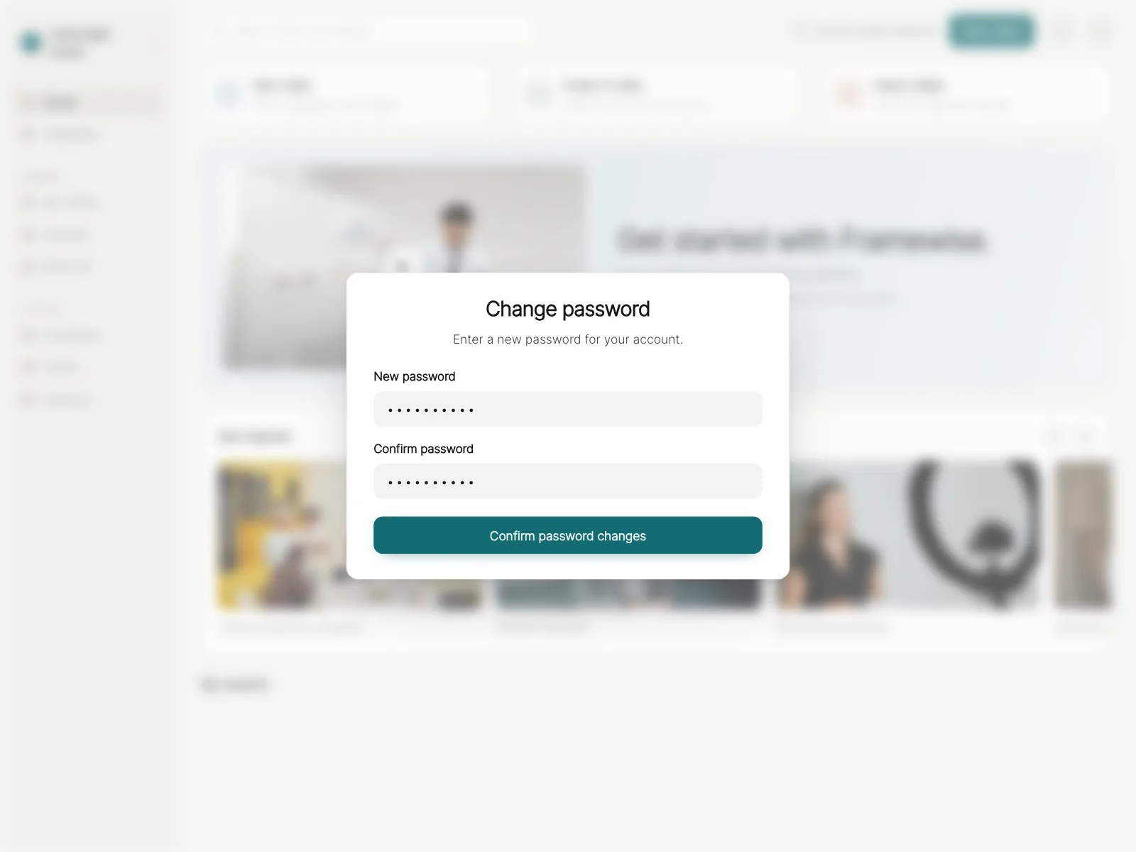 Reset password