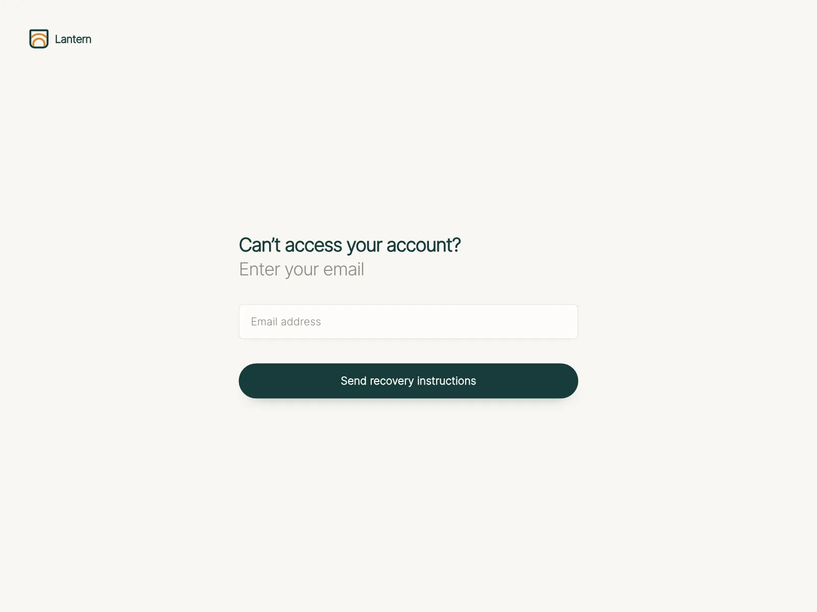 Reset password
