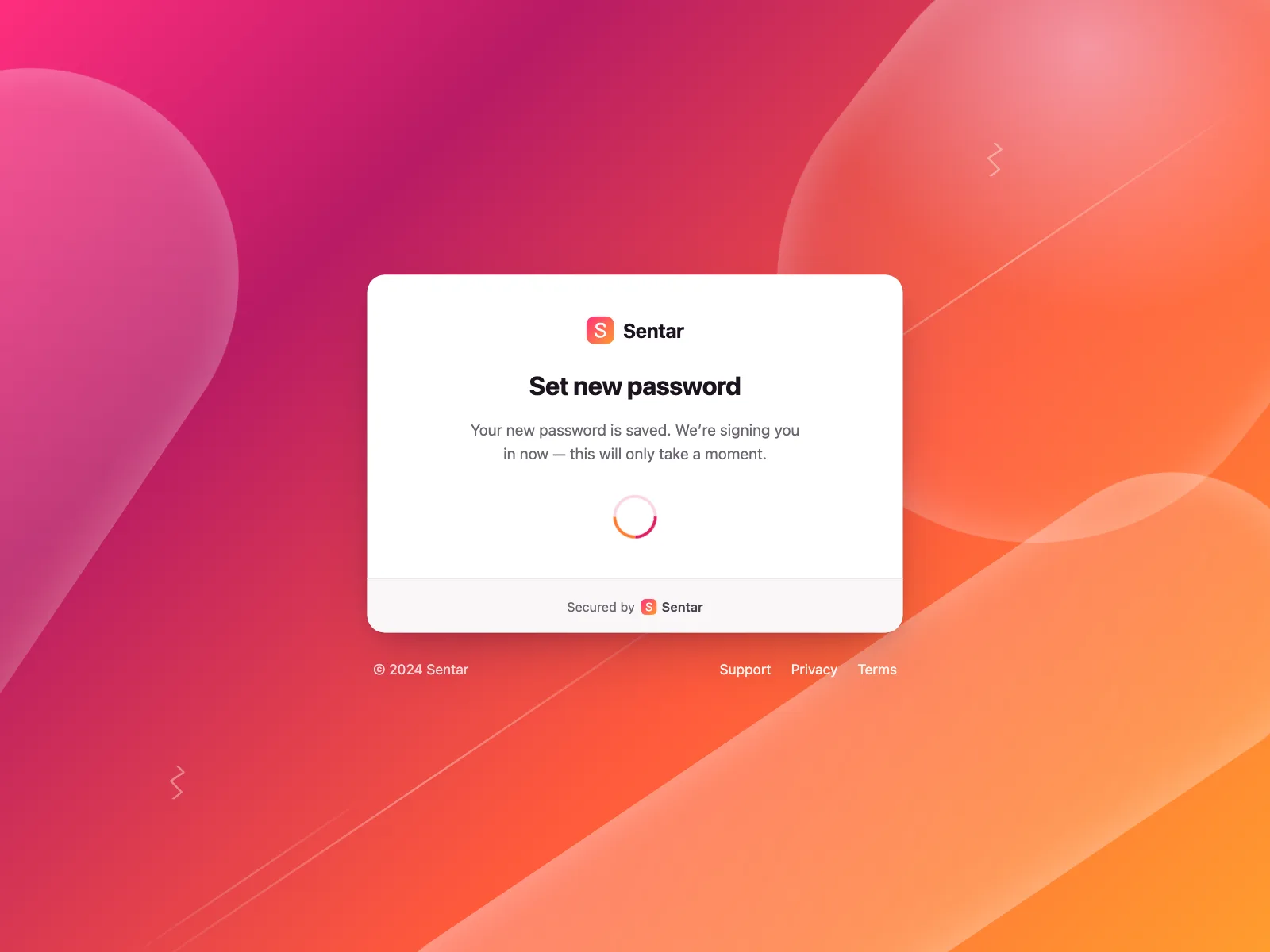 Reset password