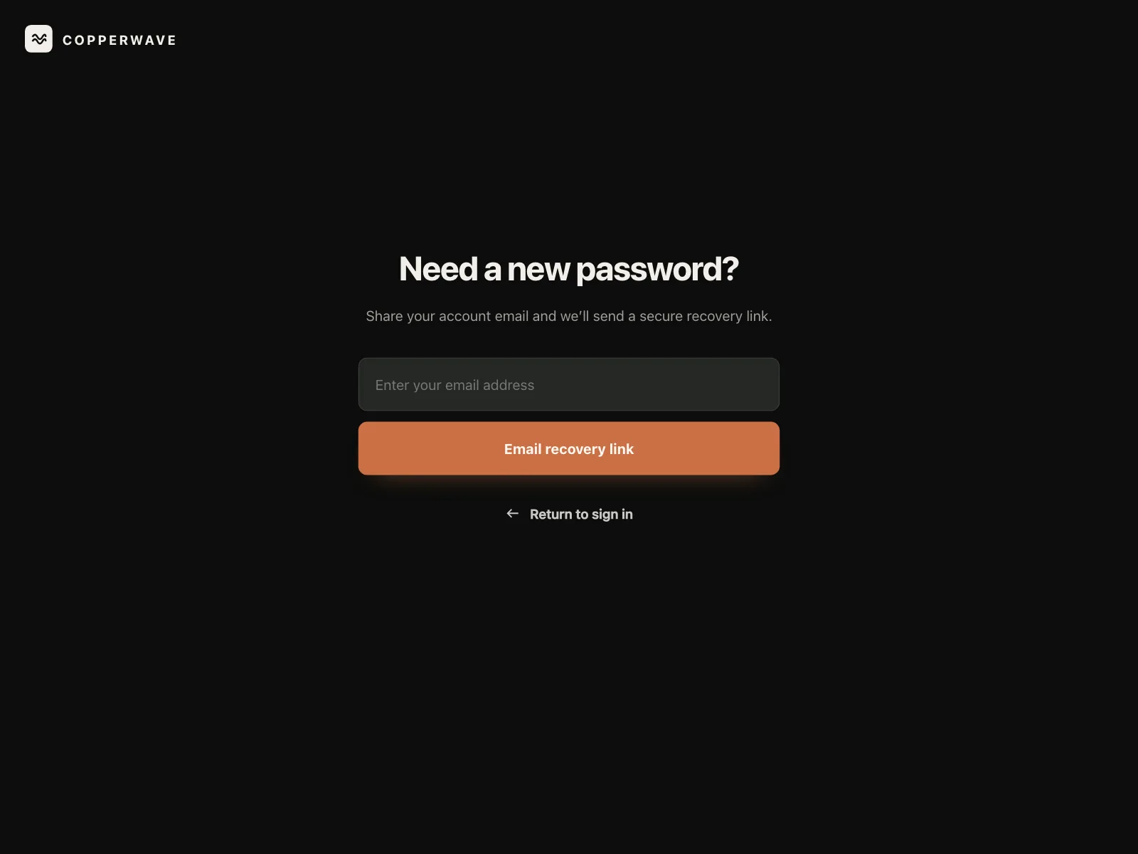 Reset password
