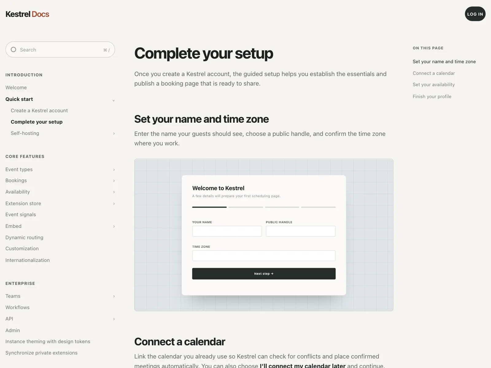 Resources page