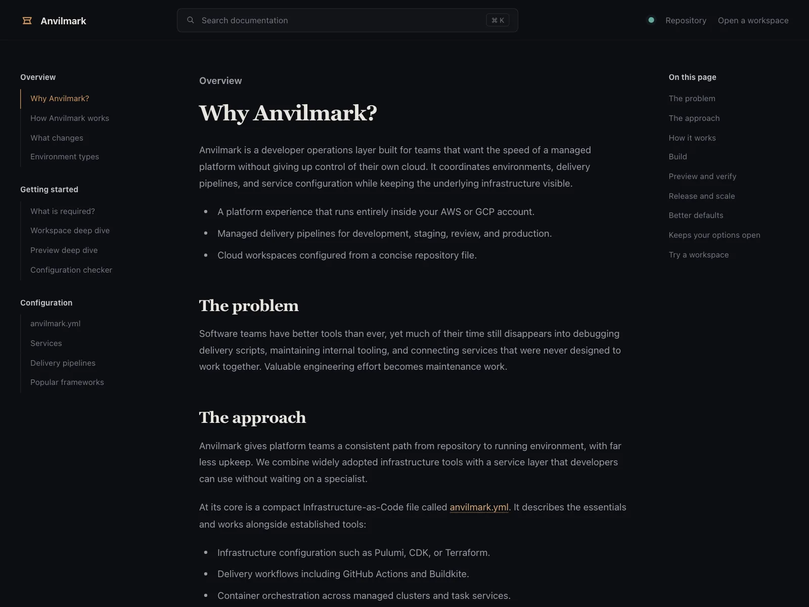 Resources page