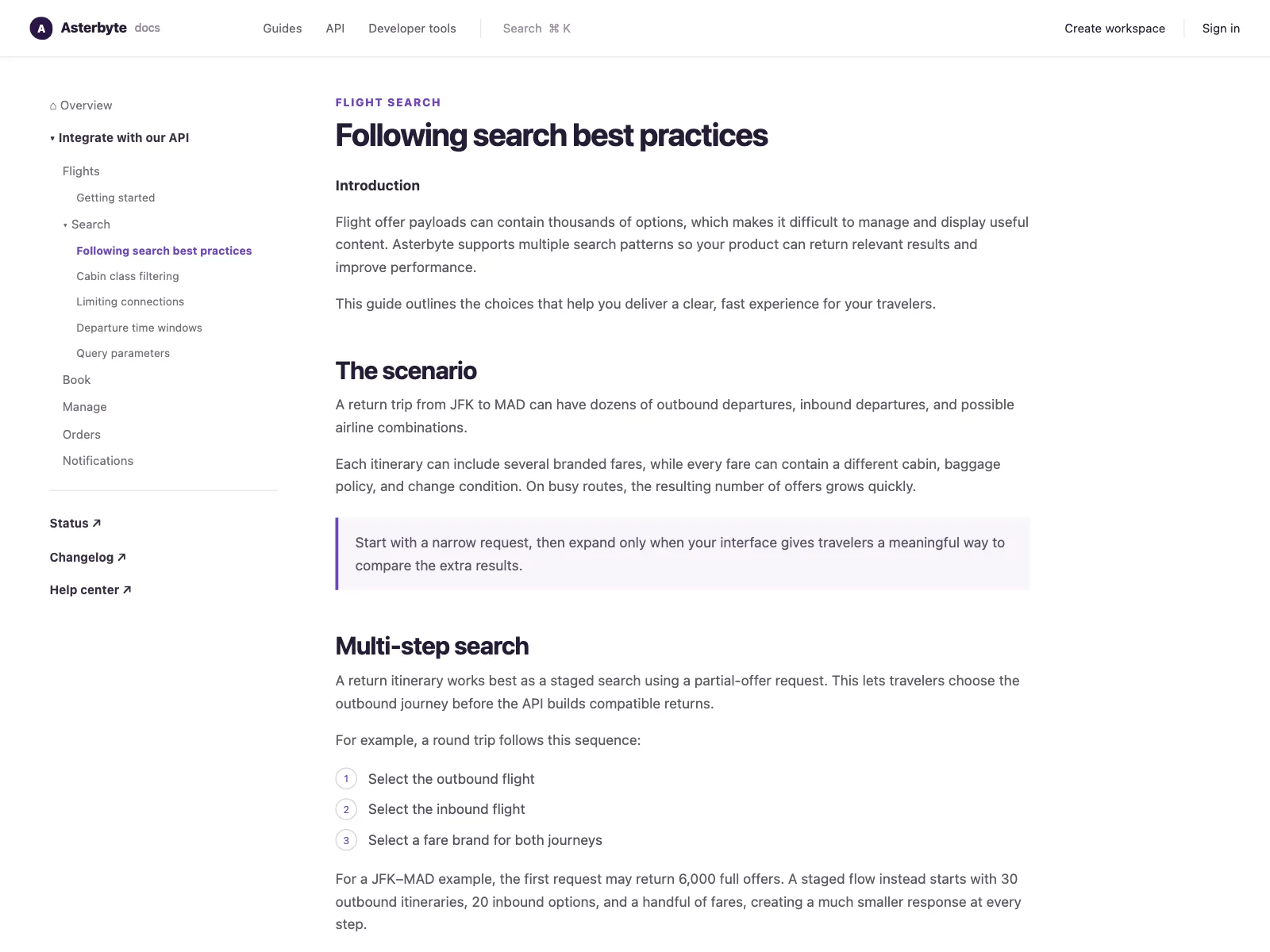 Resources page