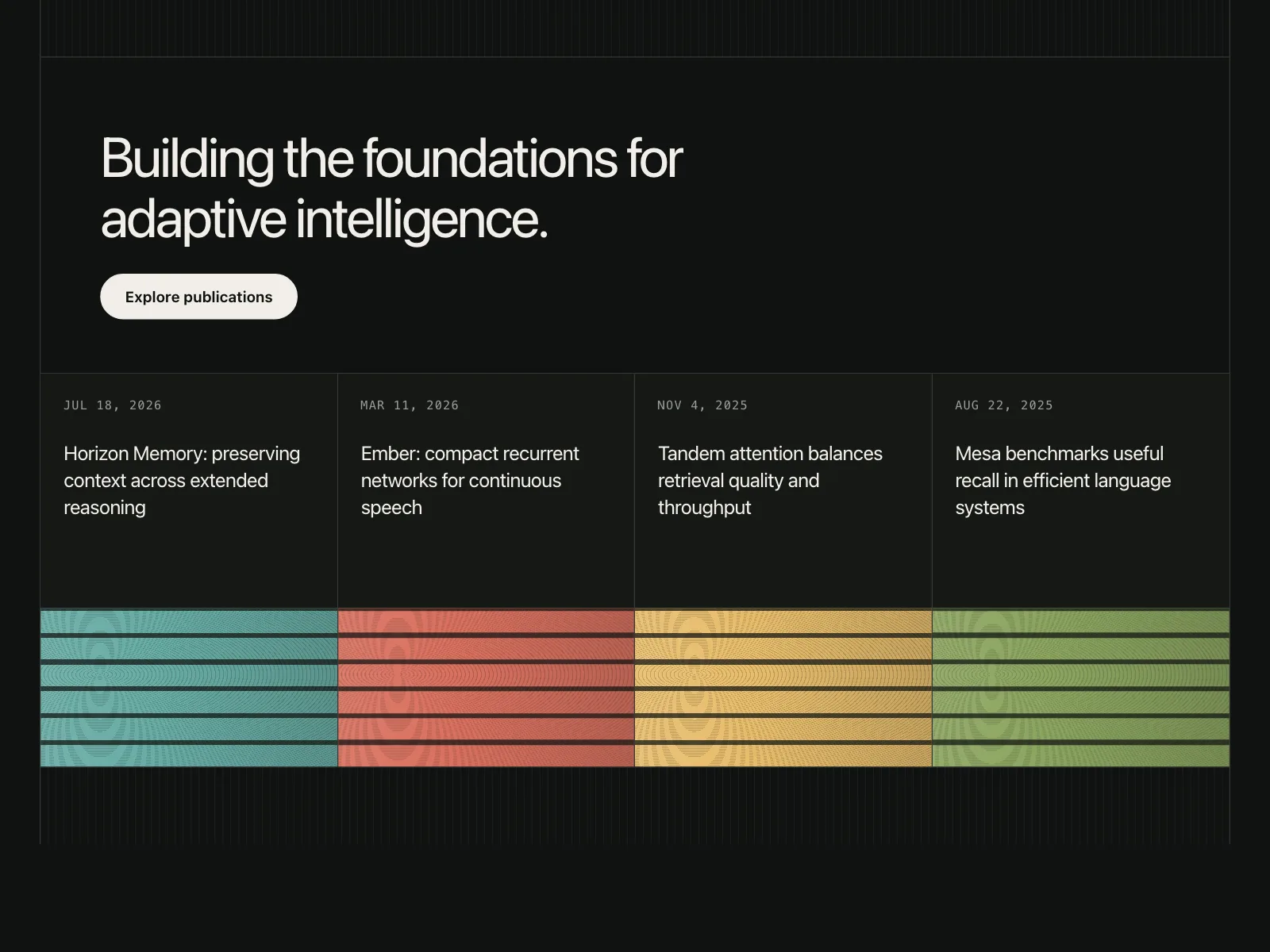 Resources page