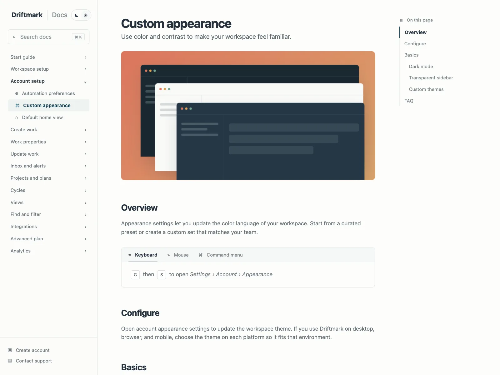 Resources page