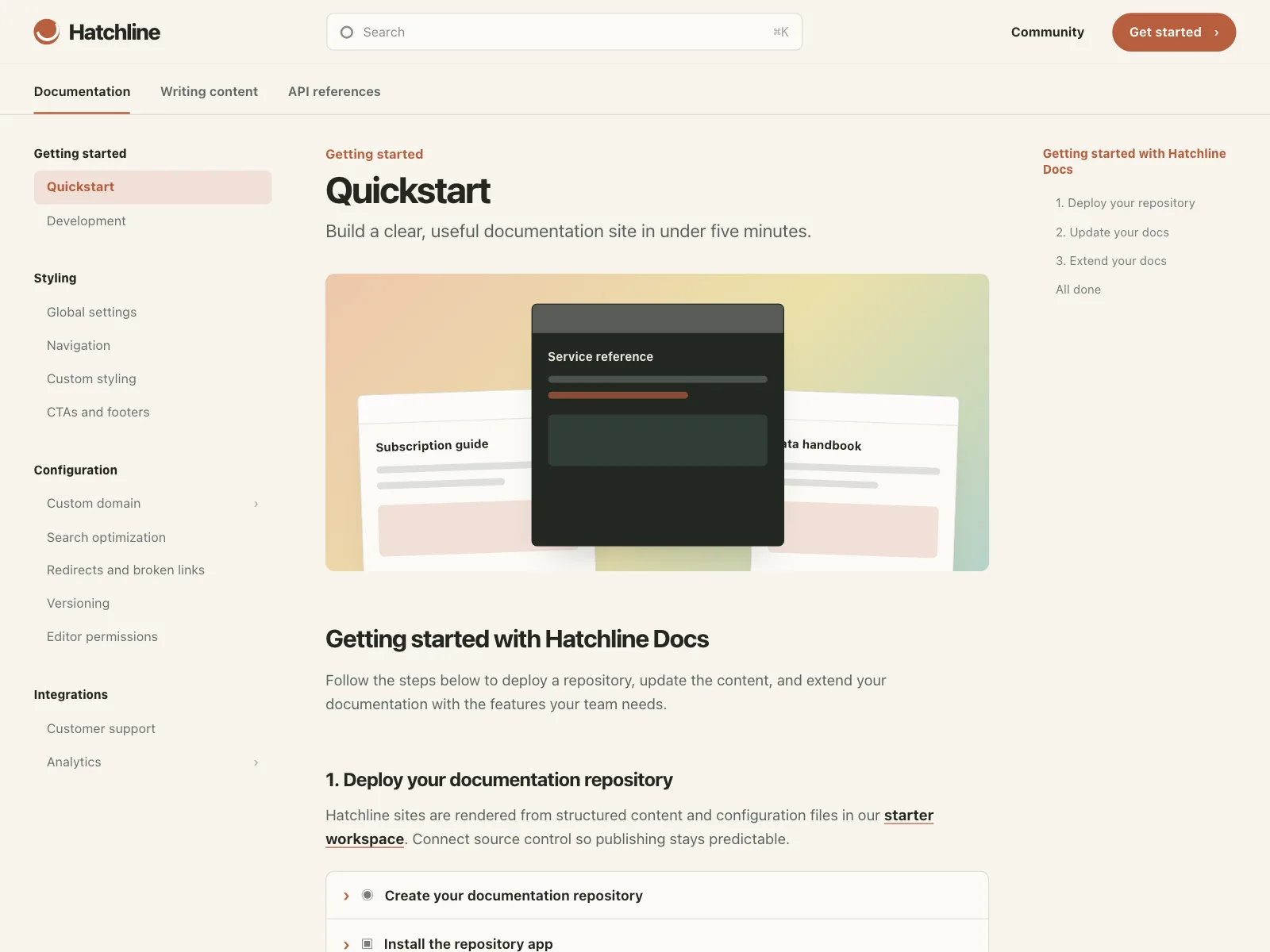 Resources page
