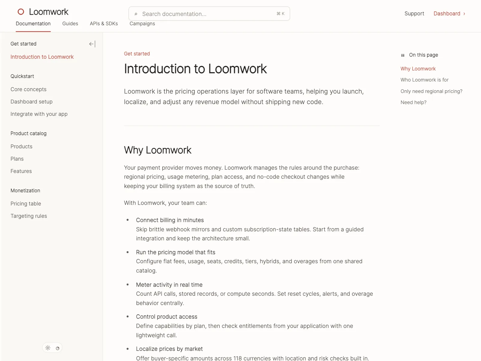 Resources page