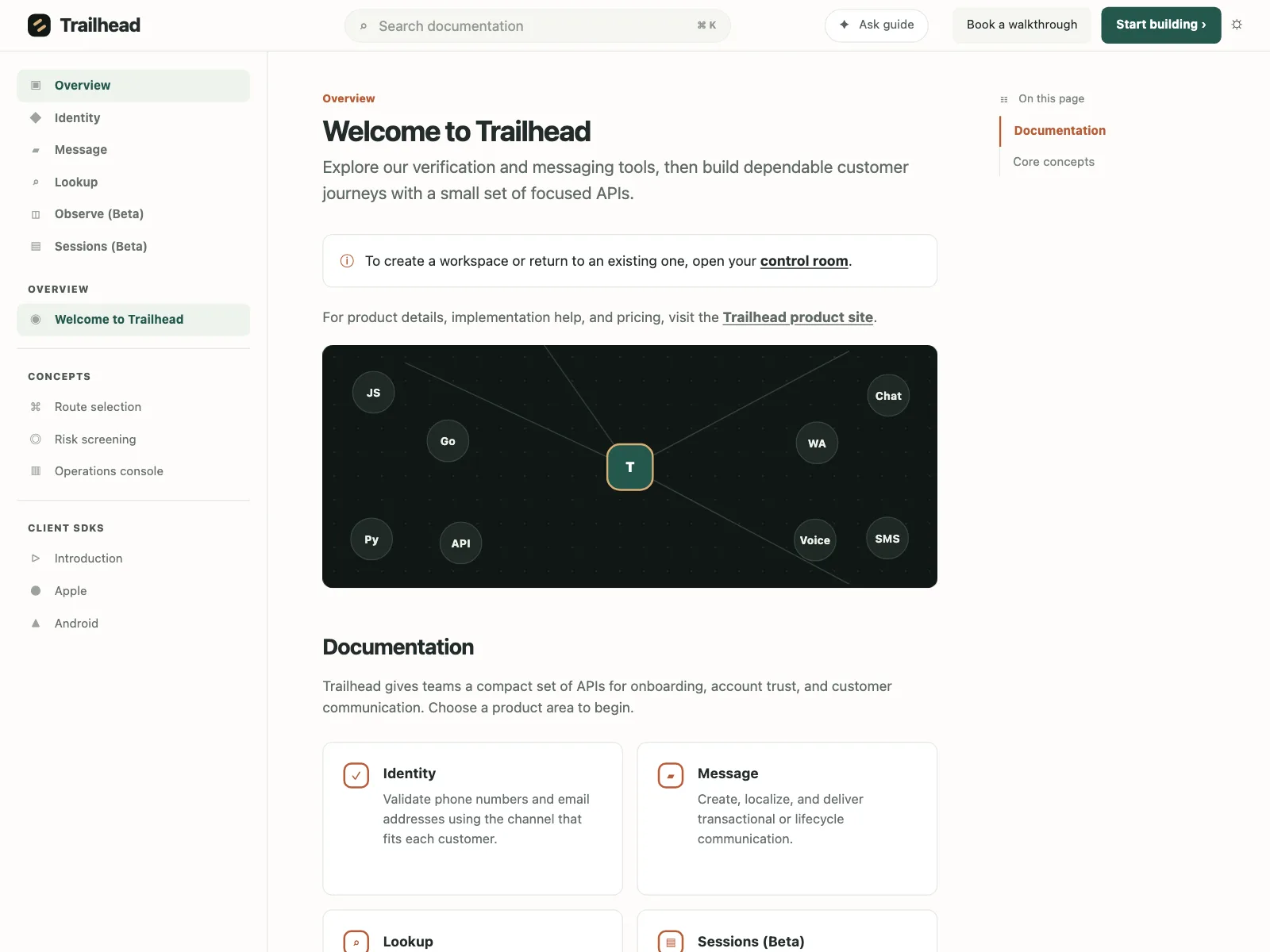 Resources page