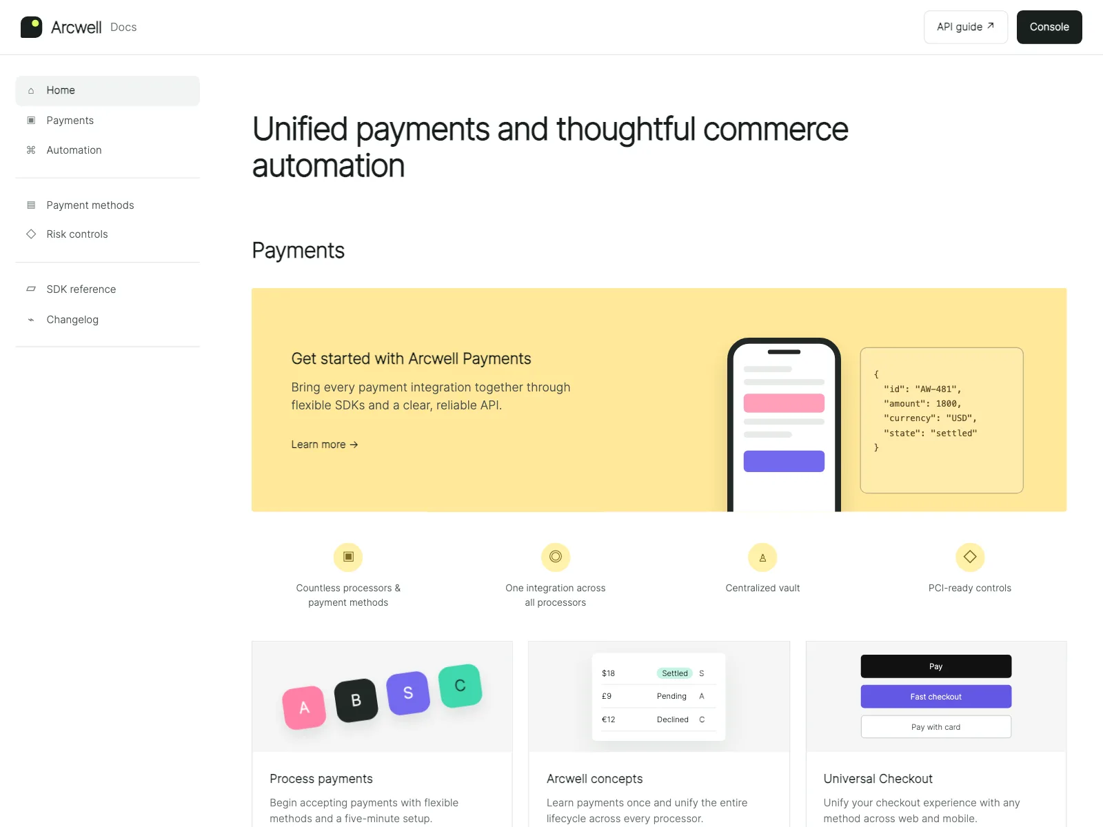 Resources page