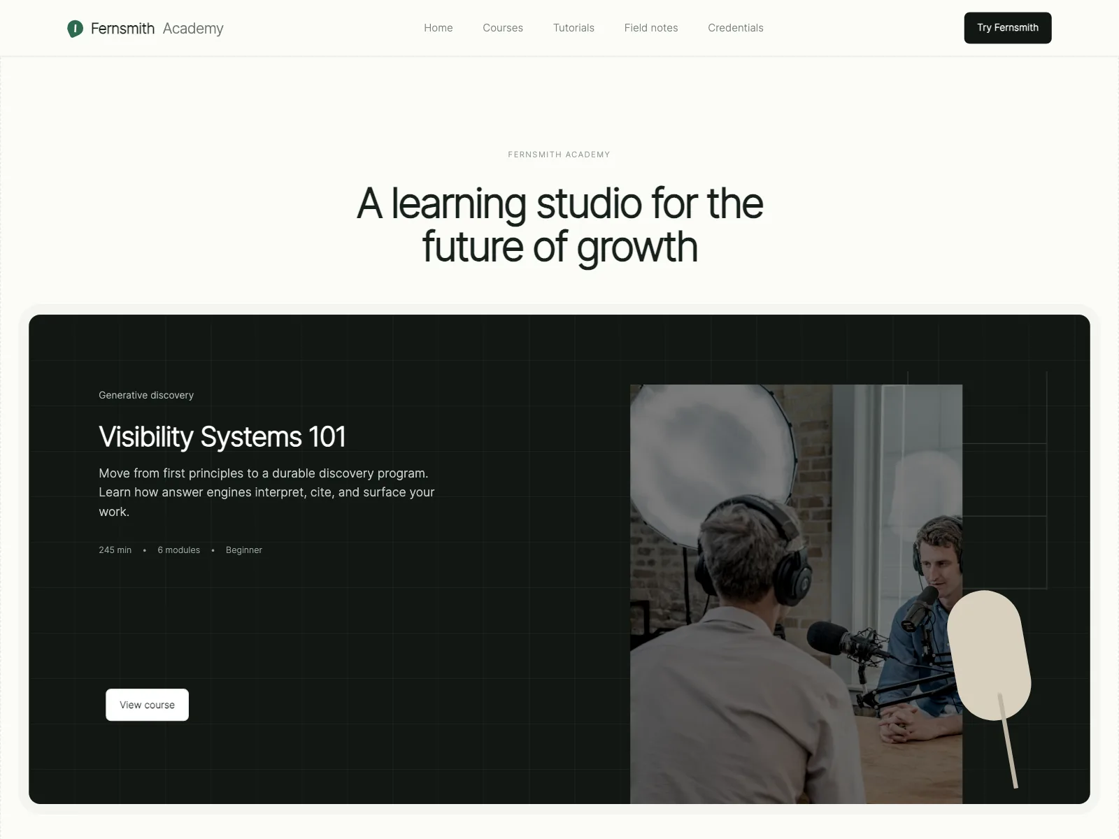 Resources page