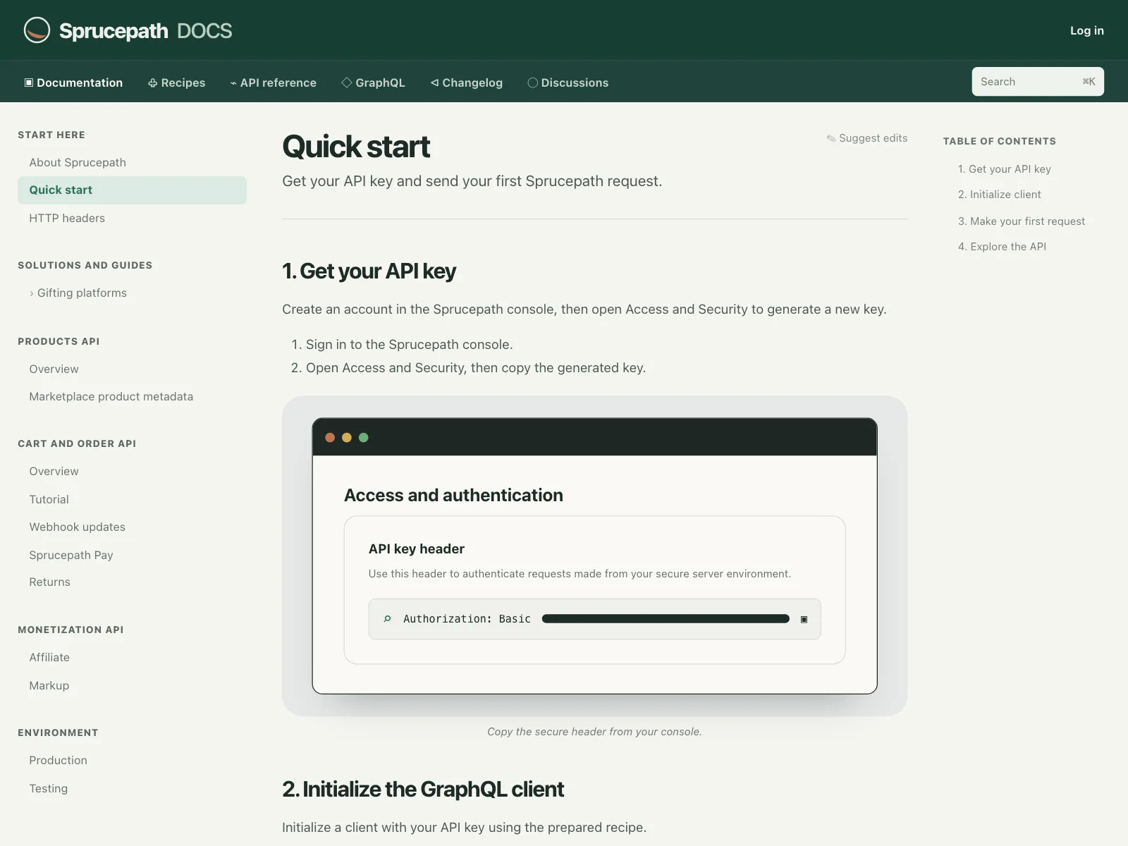 Resources page