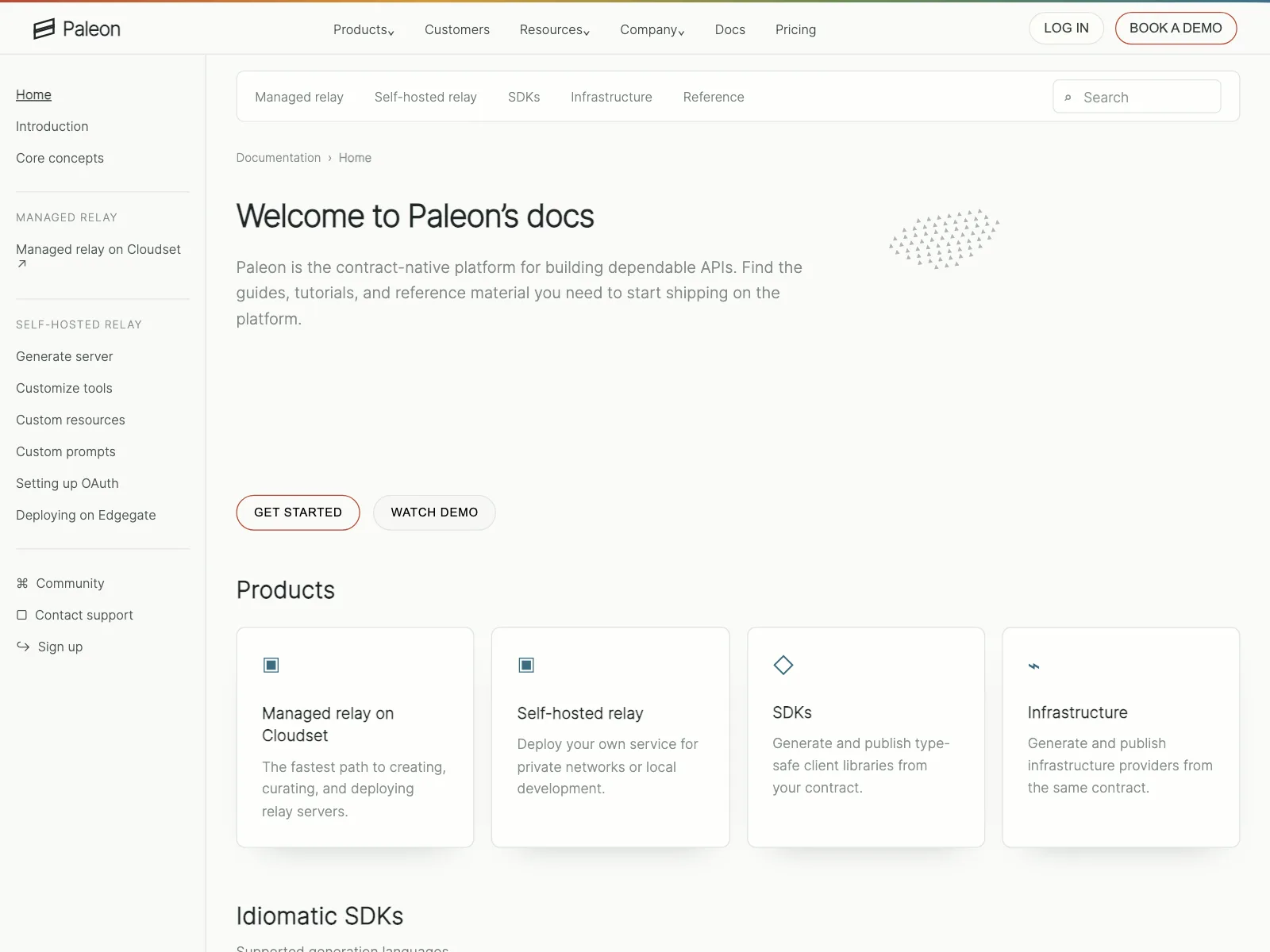 Resources page