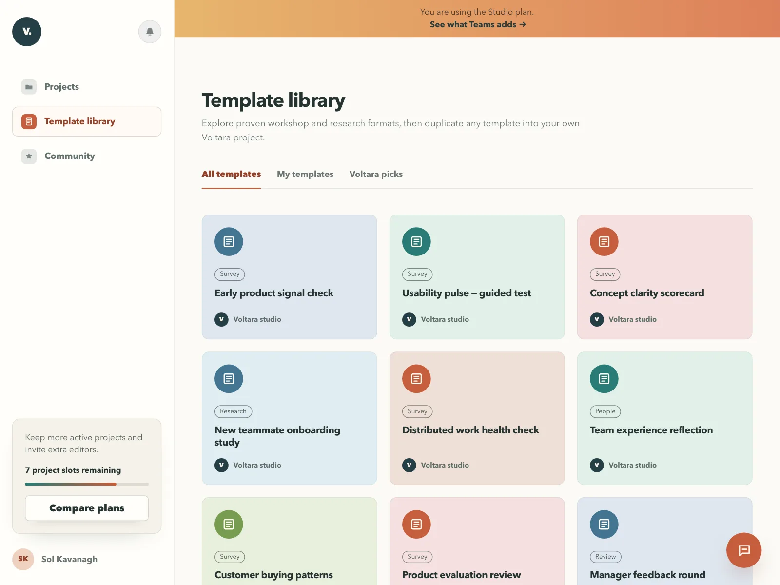 Resources page