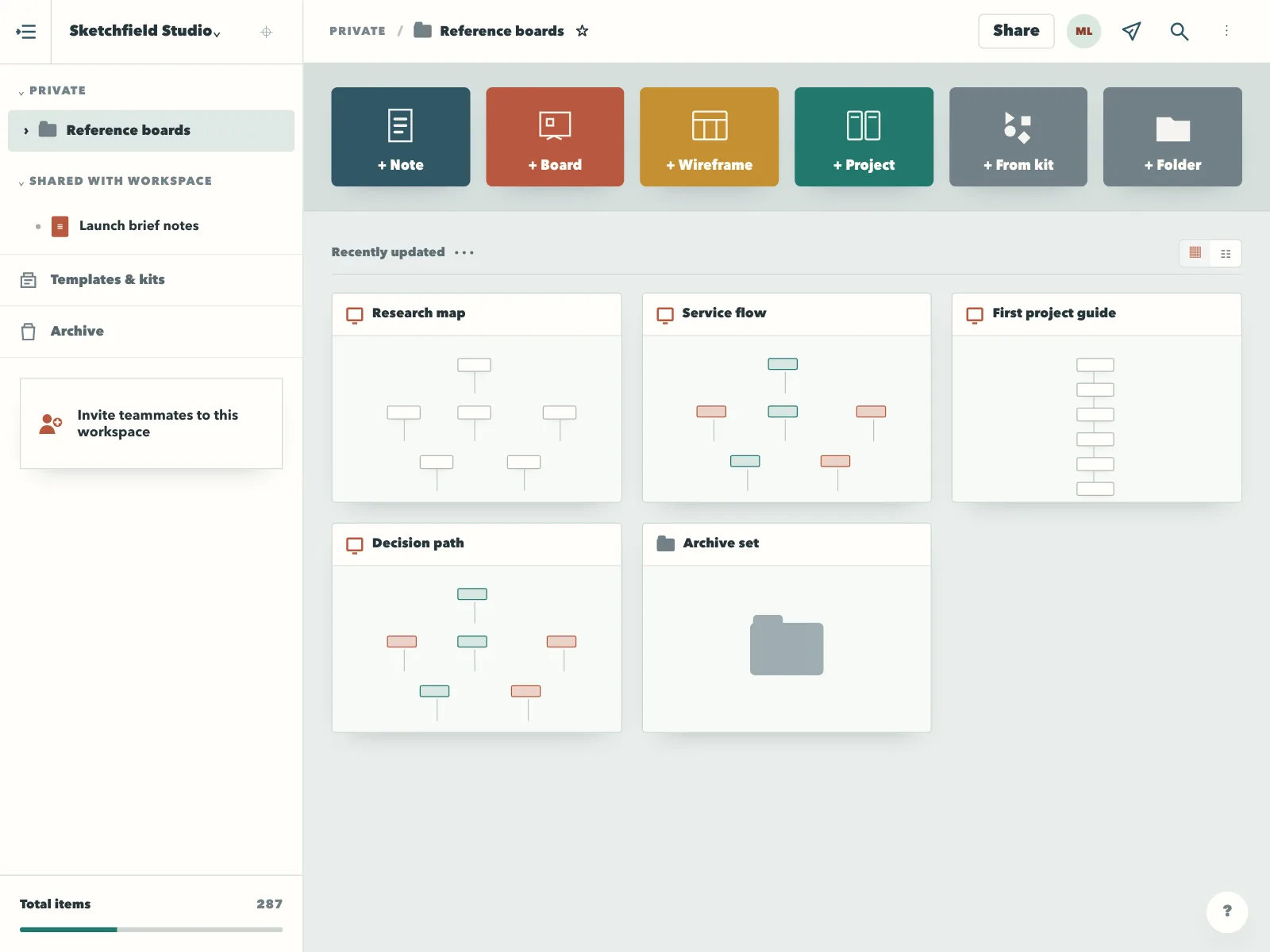 Resources page