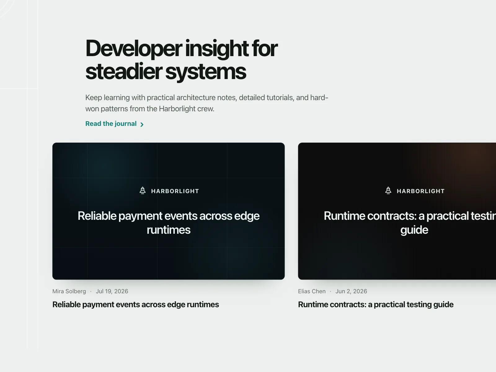 Resources page