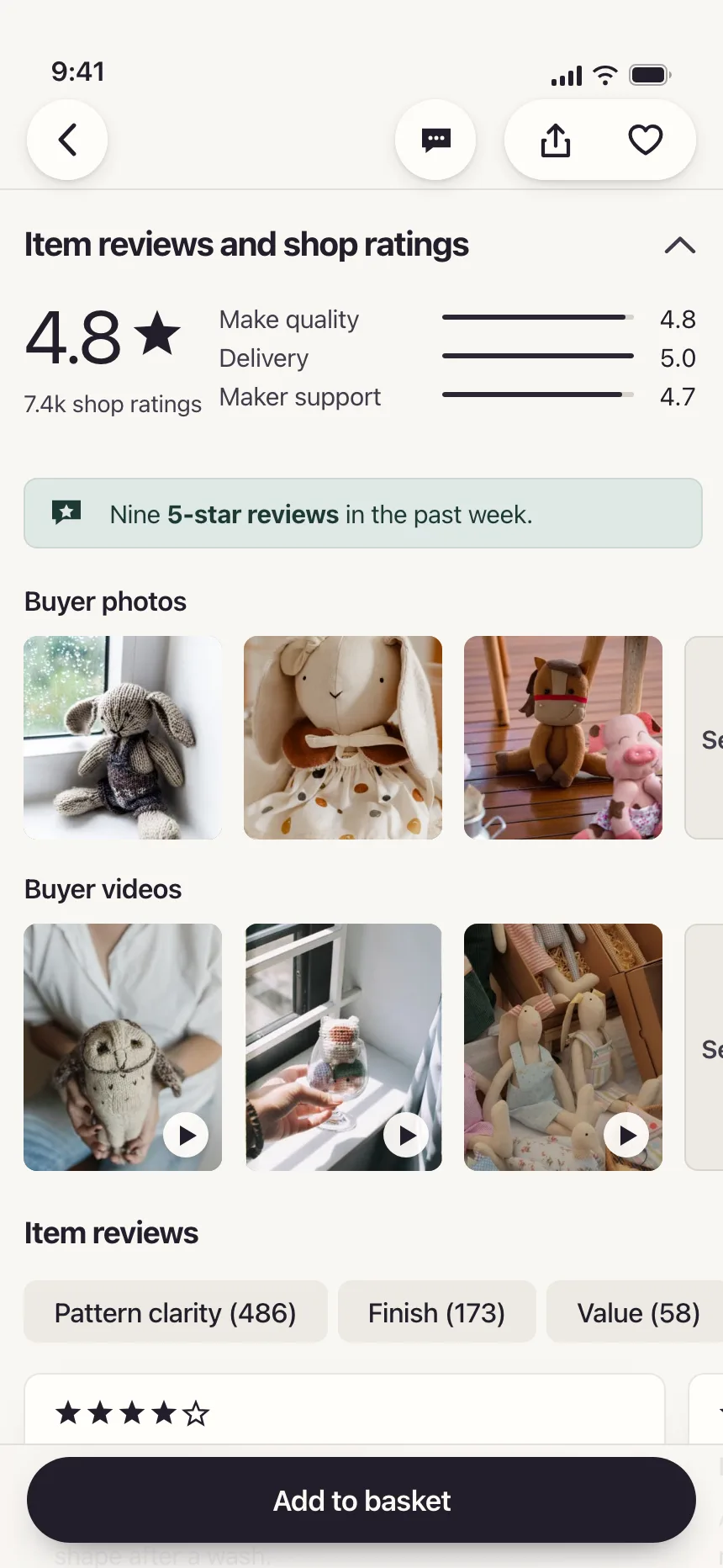 Reviews & Ratings