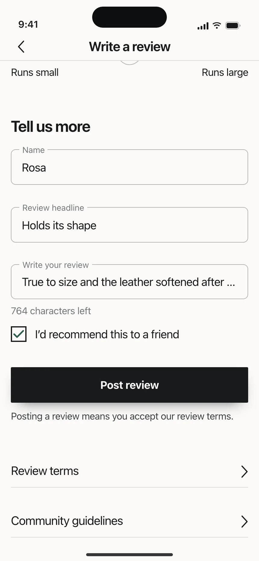 Reviews & Ratings