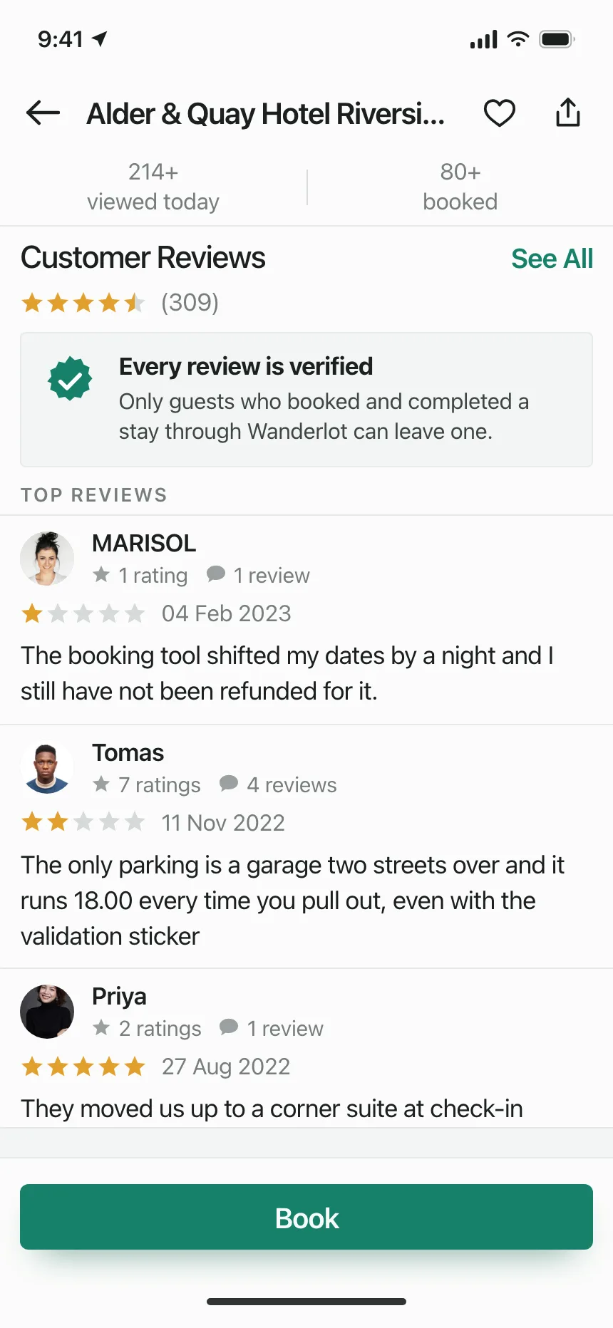 Reviews & Ratings
