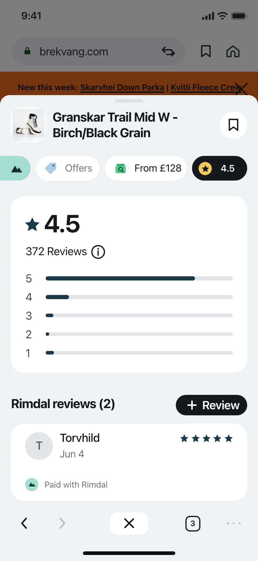 Reviews & Ratings