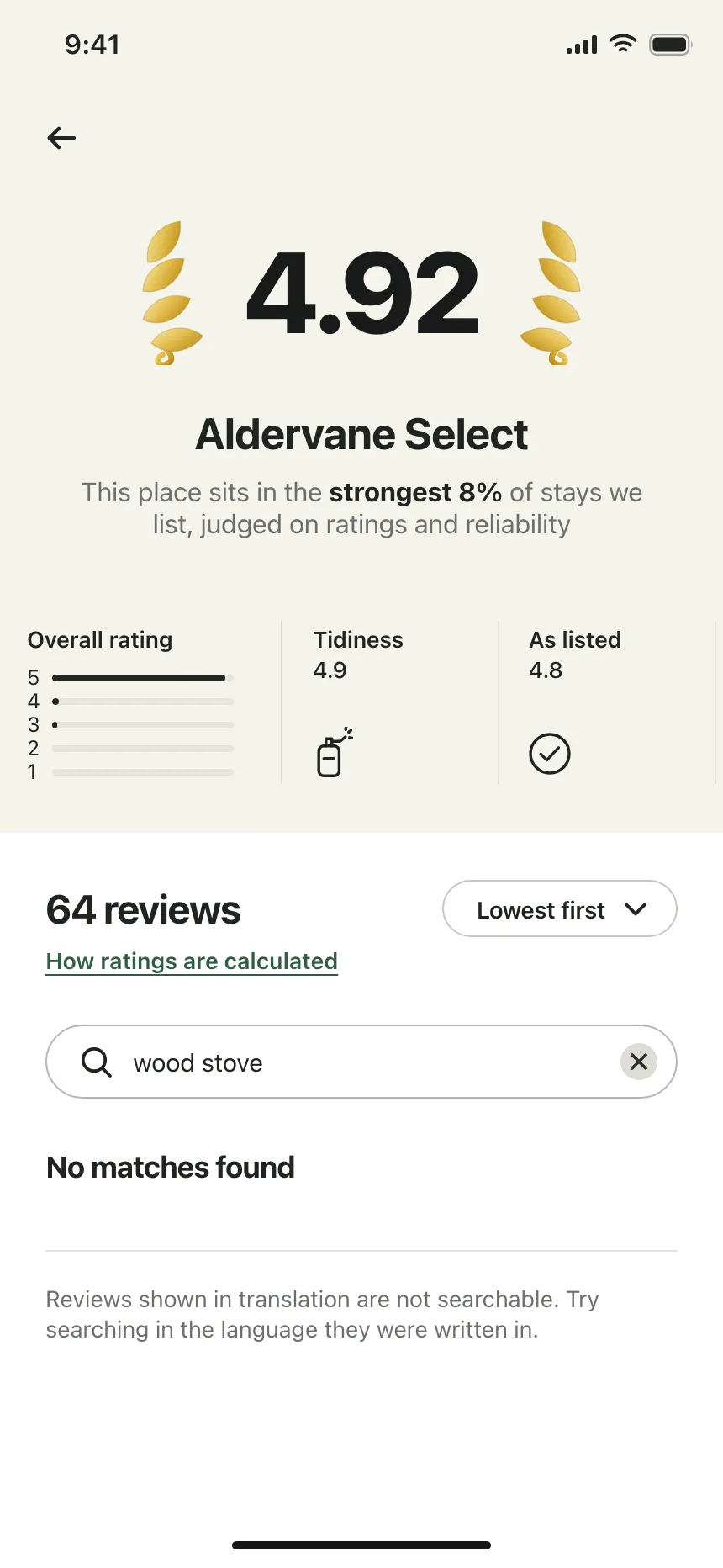 Reviews & Ratings