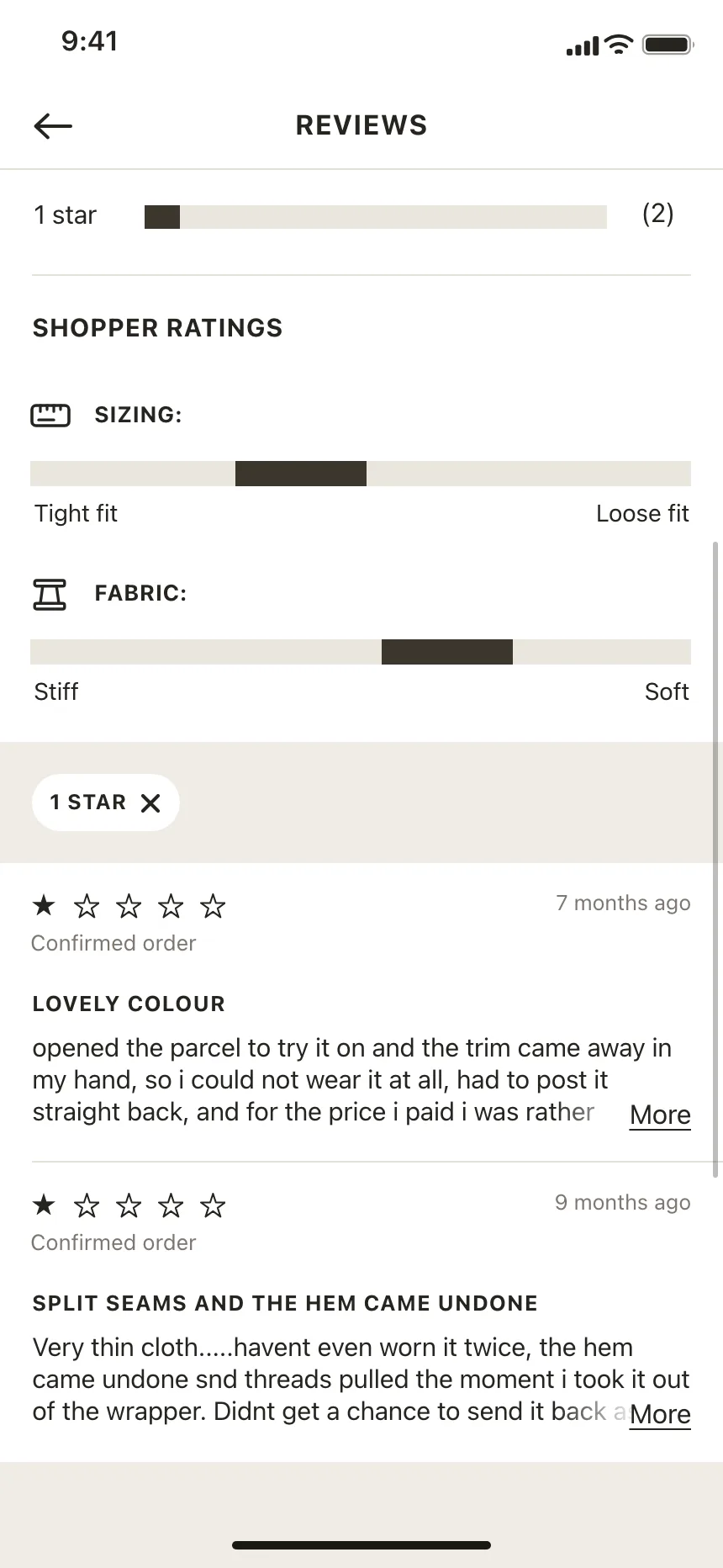 Reviews & Ratings