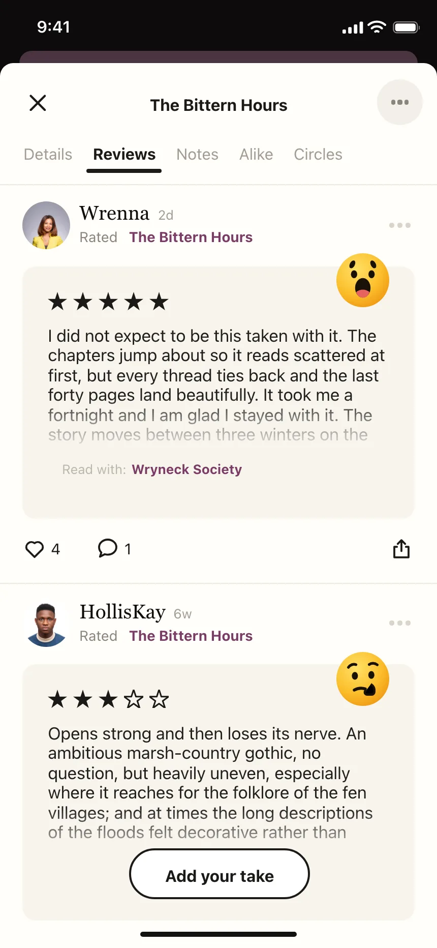 Reviews & Ratings