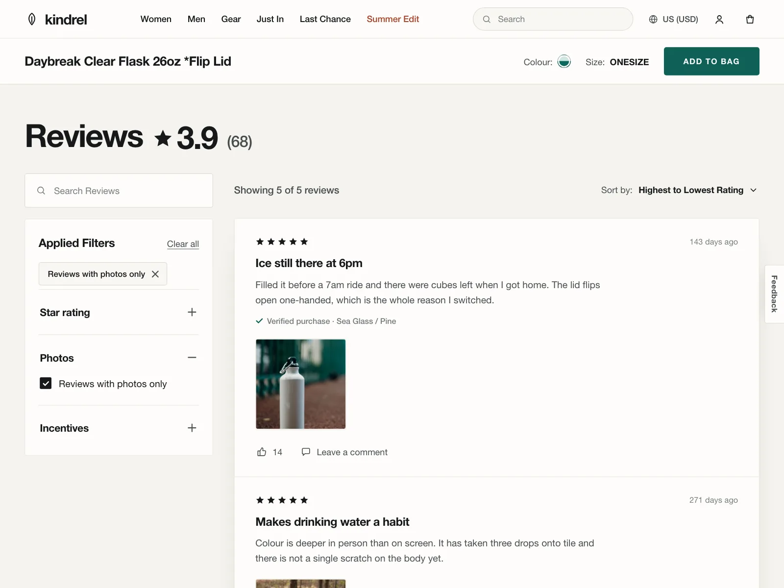 Reviews & Ratings