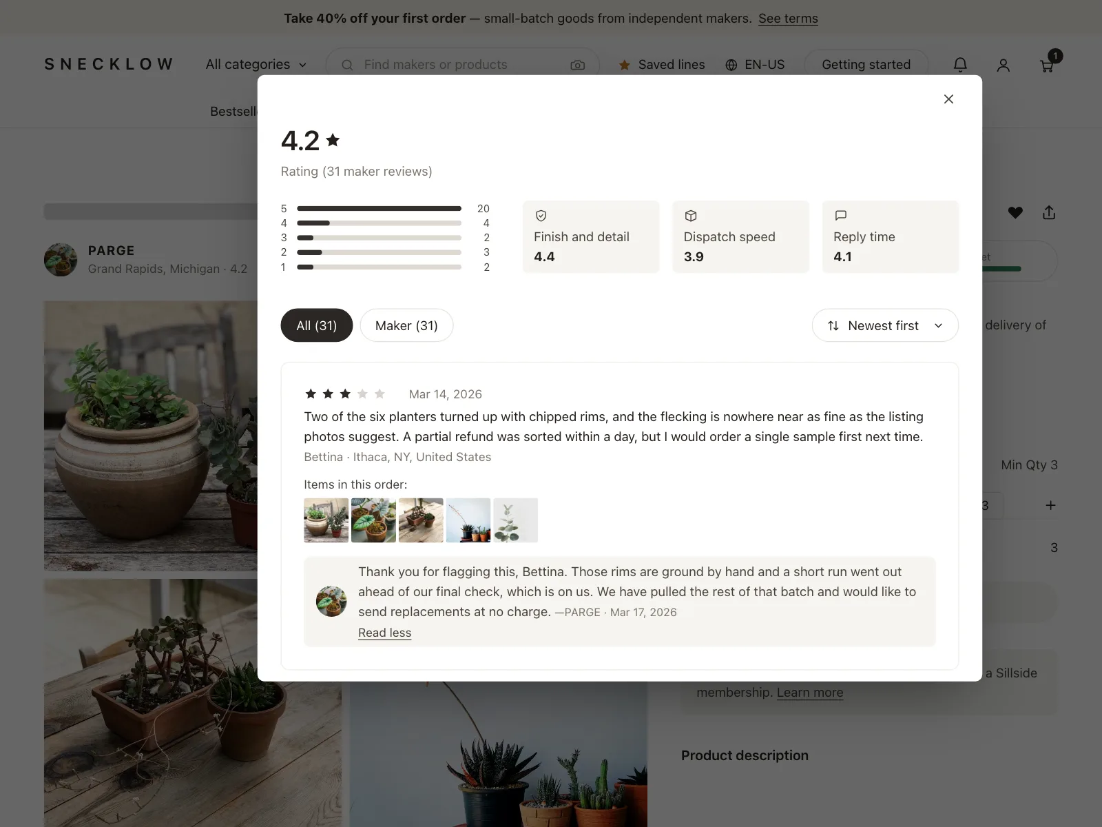 Reviews & Ratings