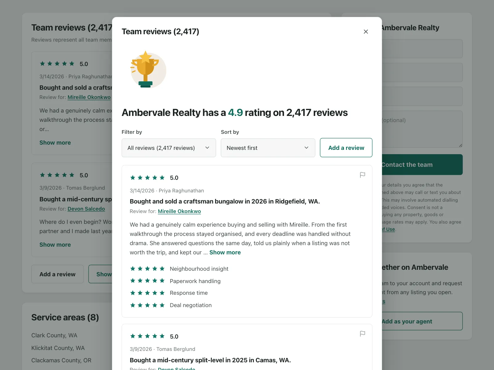Reviews & Ratings