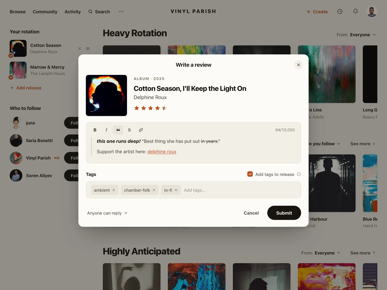 Reviews & Ratings