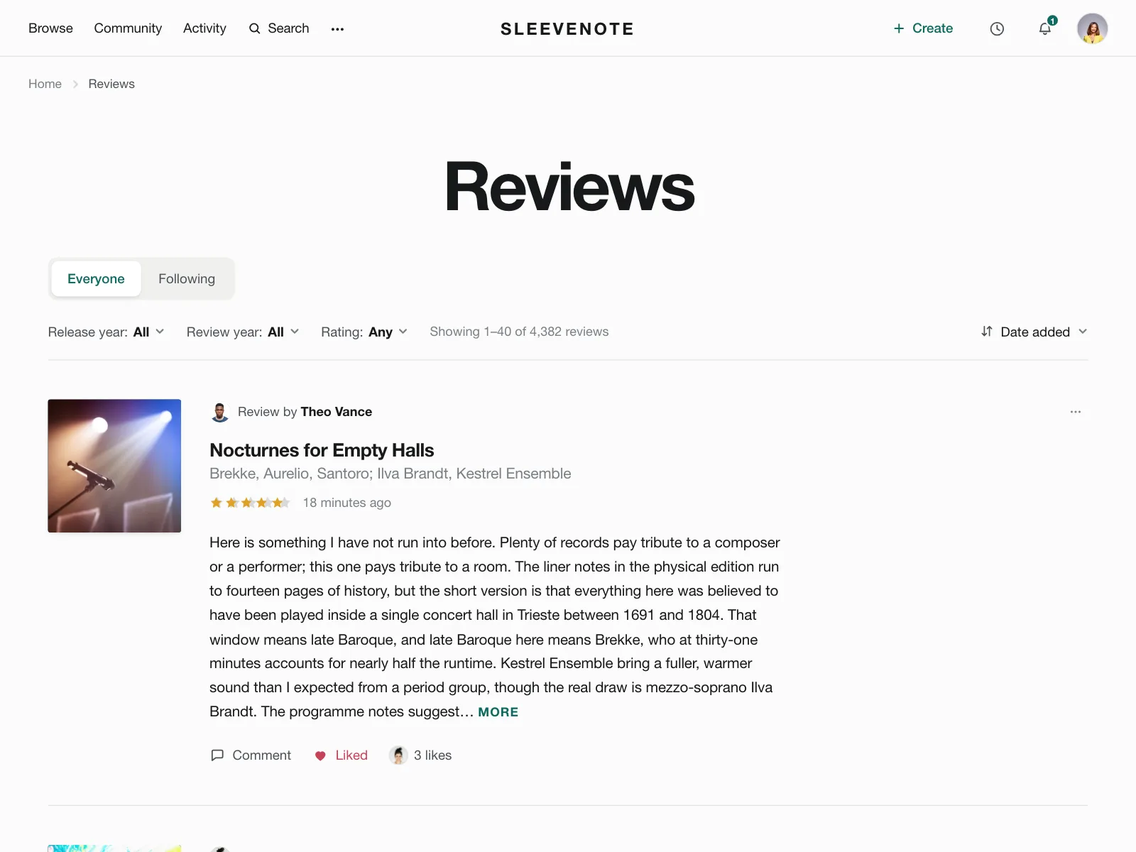 Reviews & Ratings