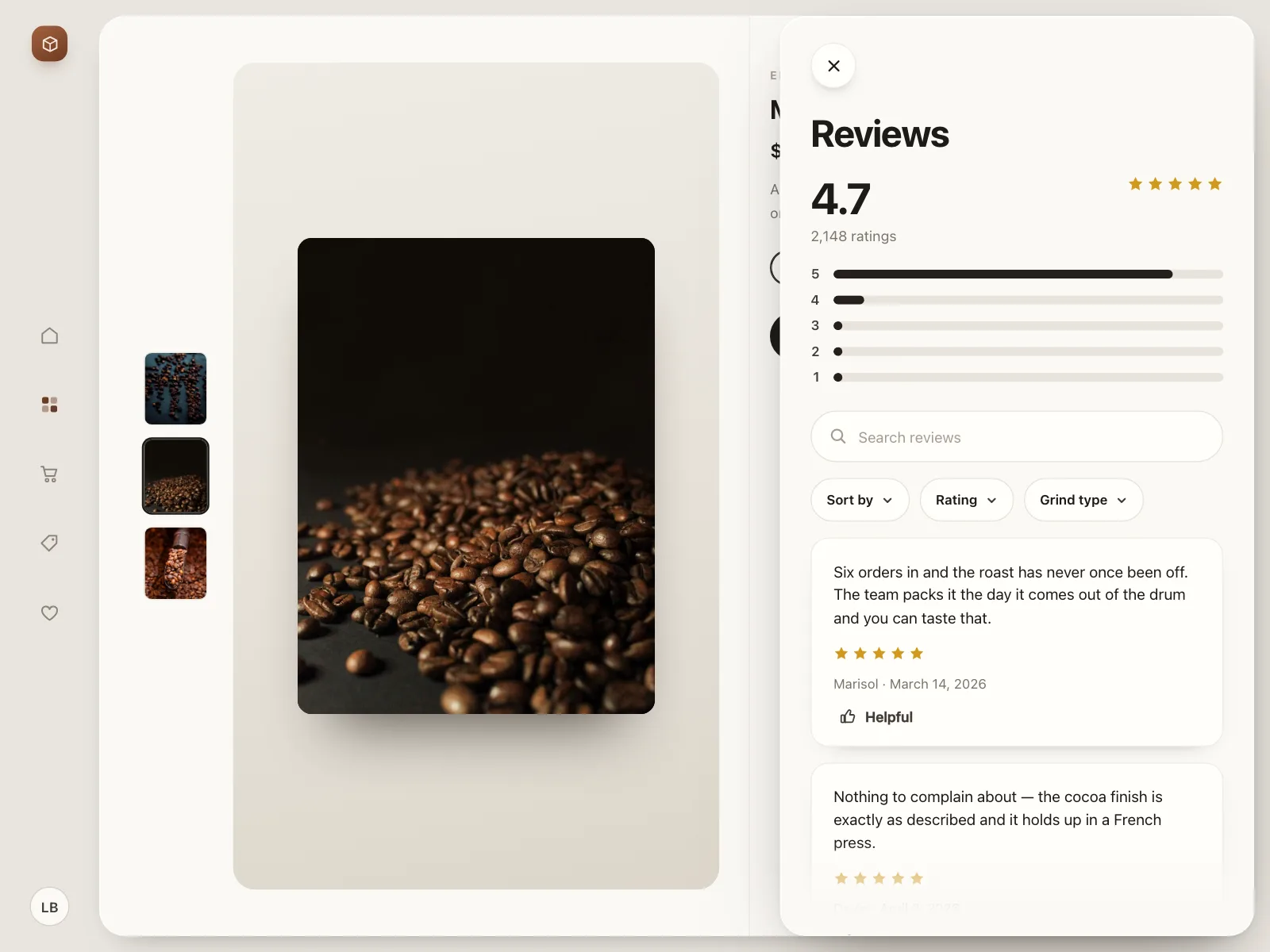Reviews & Ratings