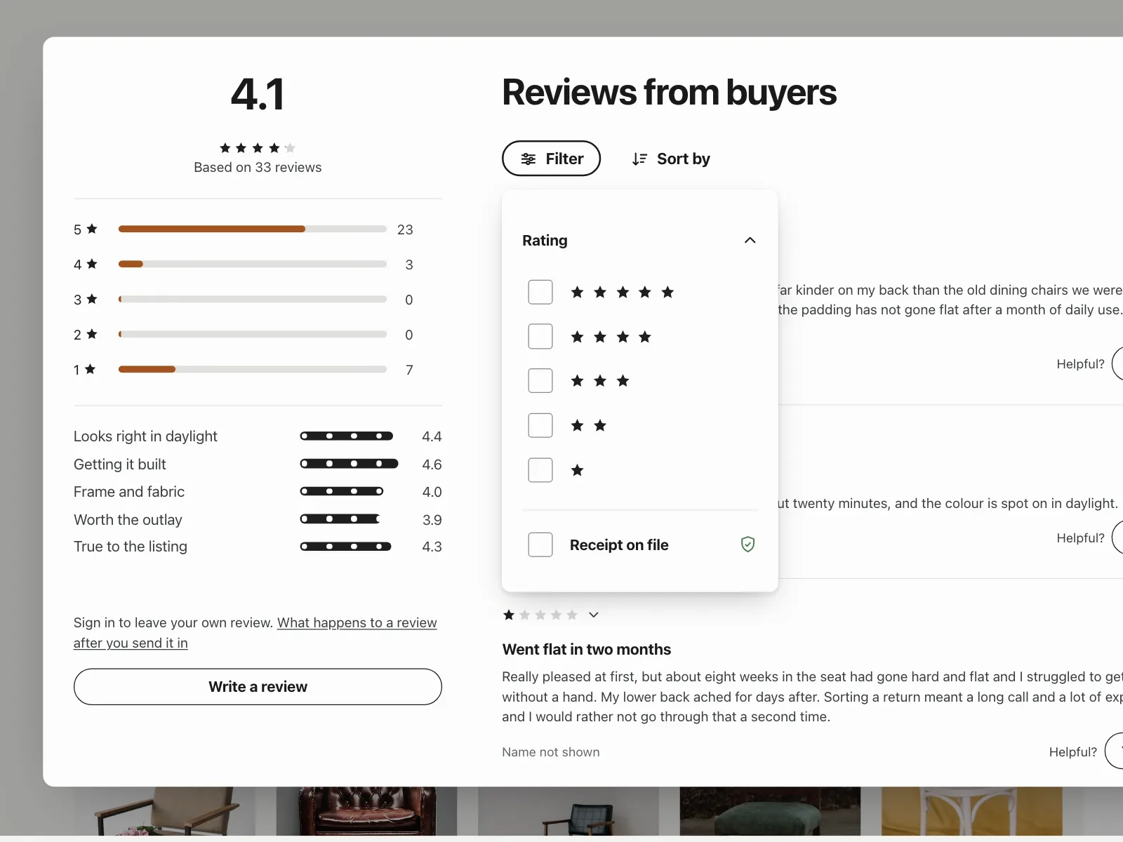 Reviews & Ratings