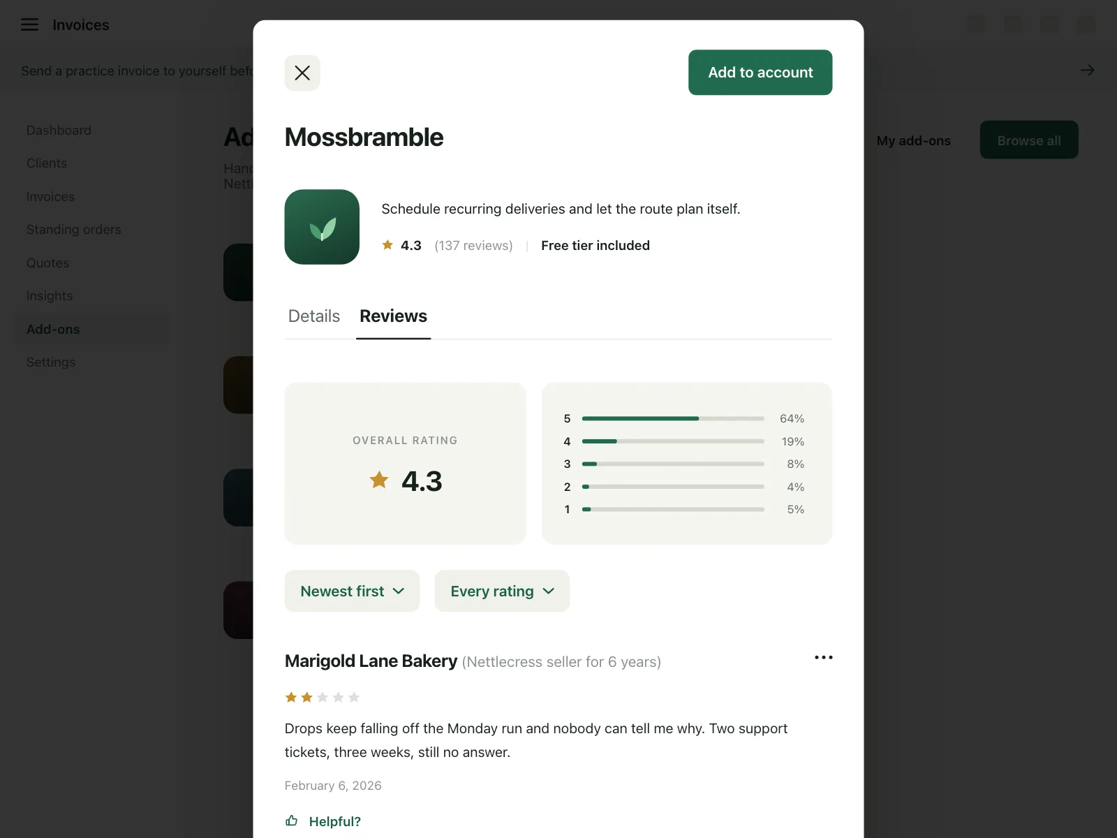Reviews & Ratings
