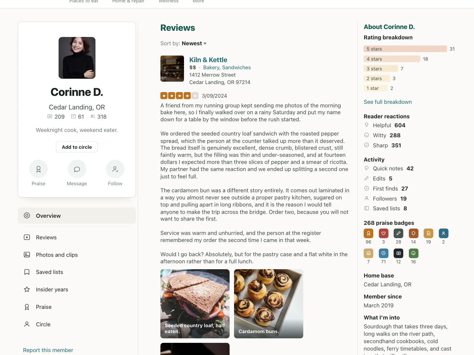 Reviews & Ratings