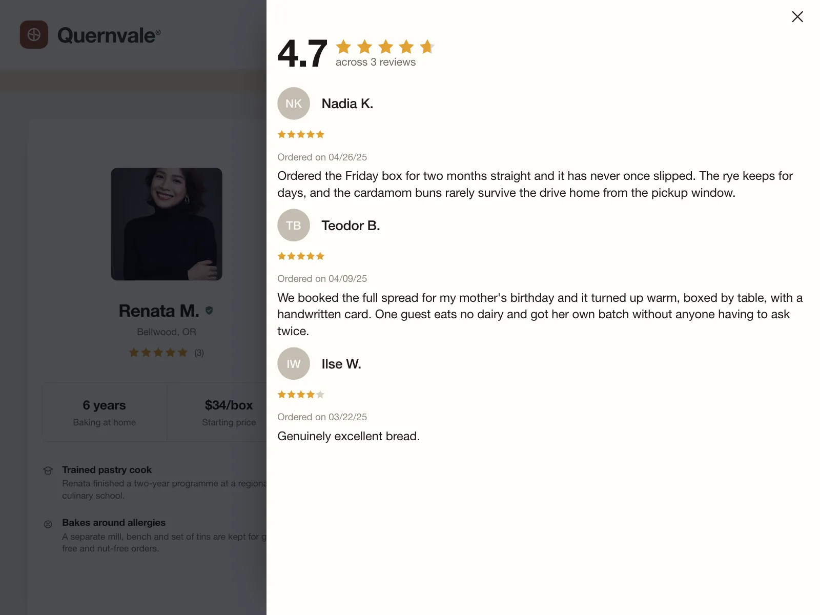 Reviews & Ratings