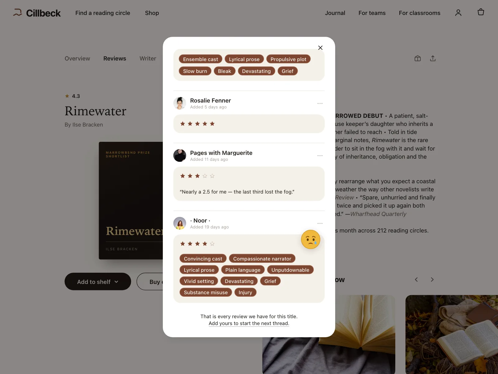 Reviews & Ratings