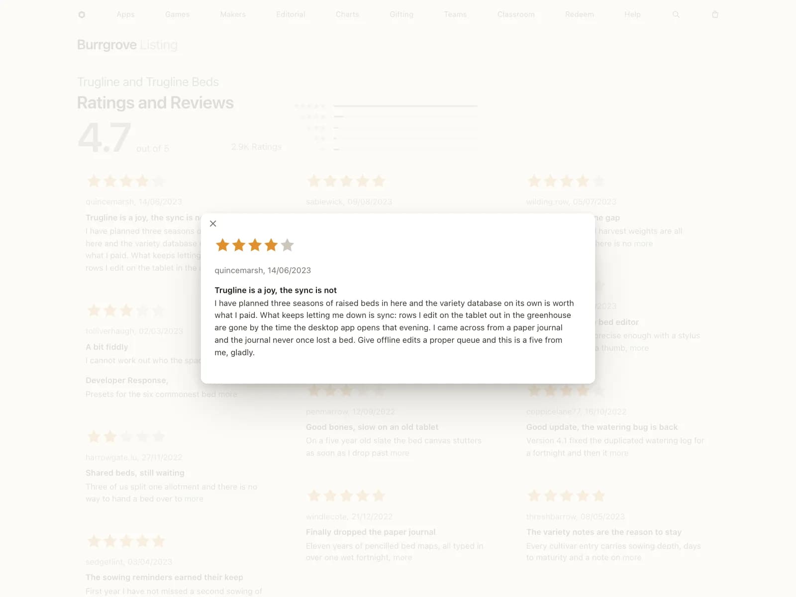 Reviews & Ratings