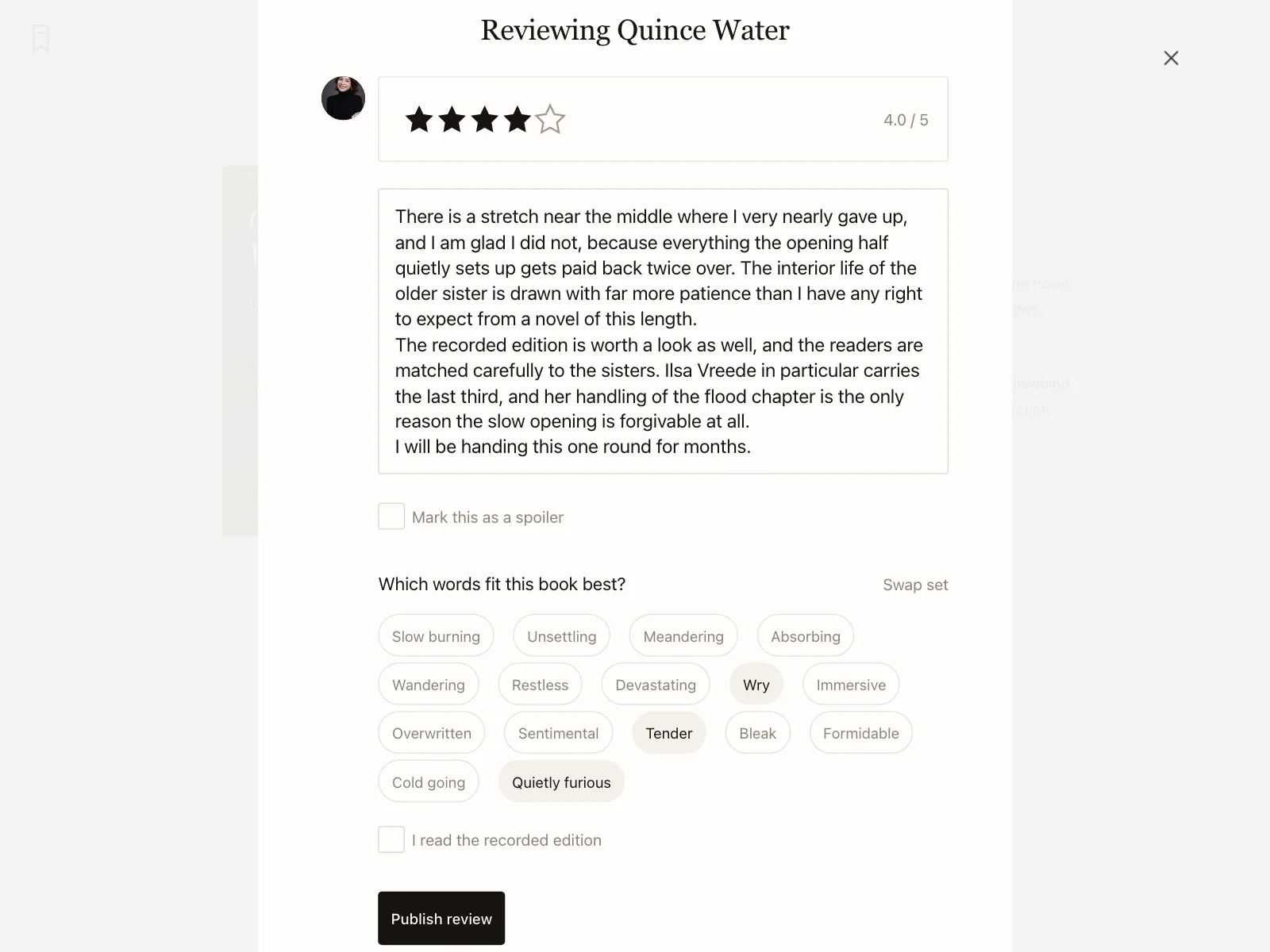 Reviews & Ratings