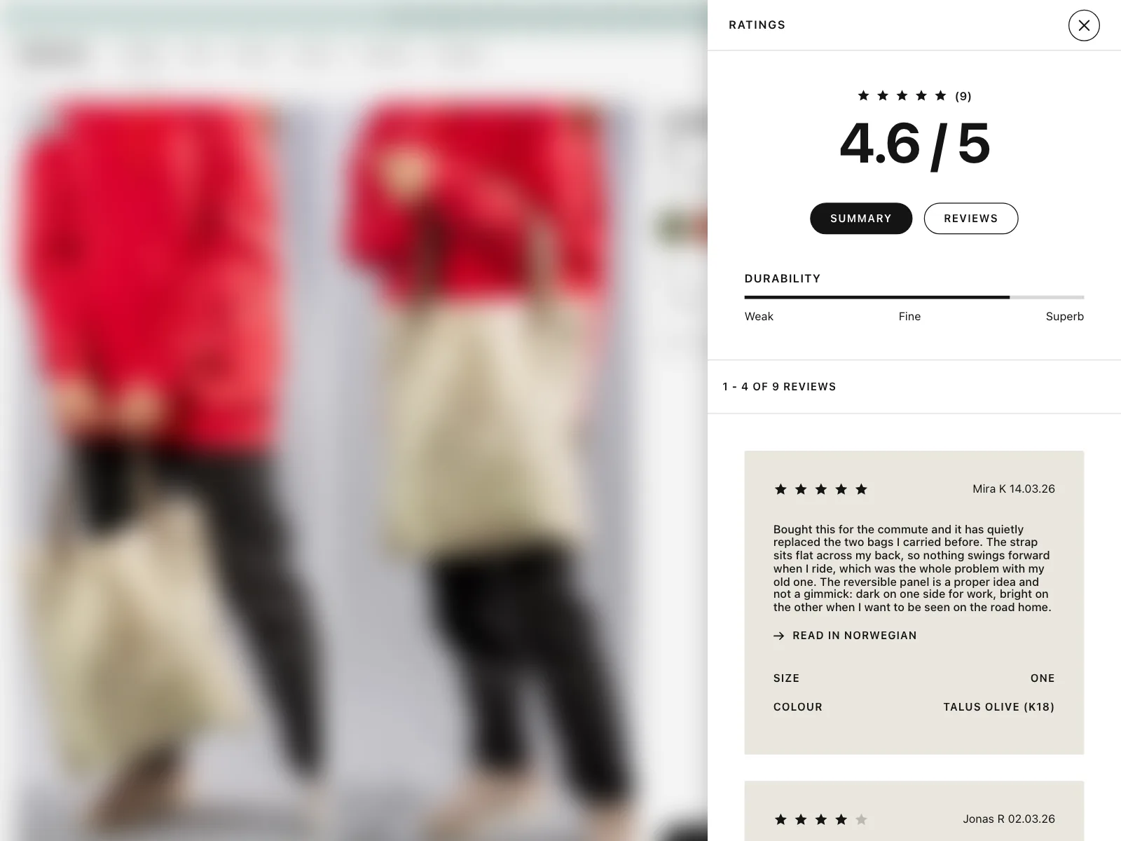 Reviews & Ratings